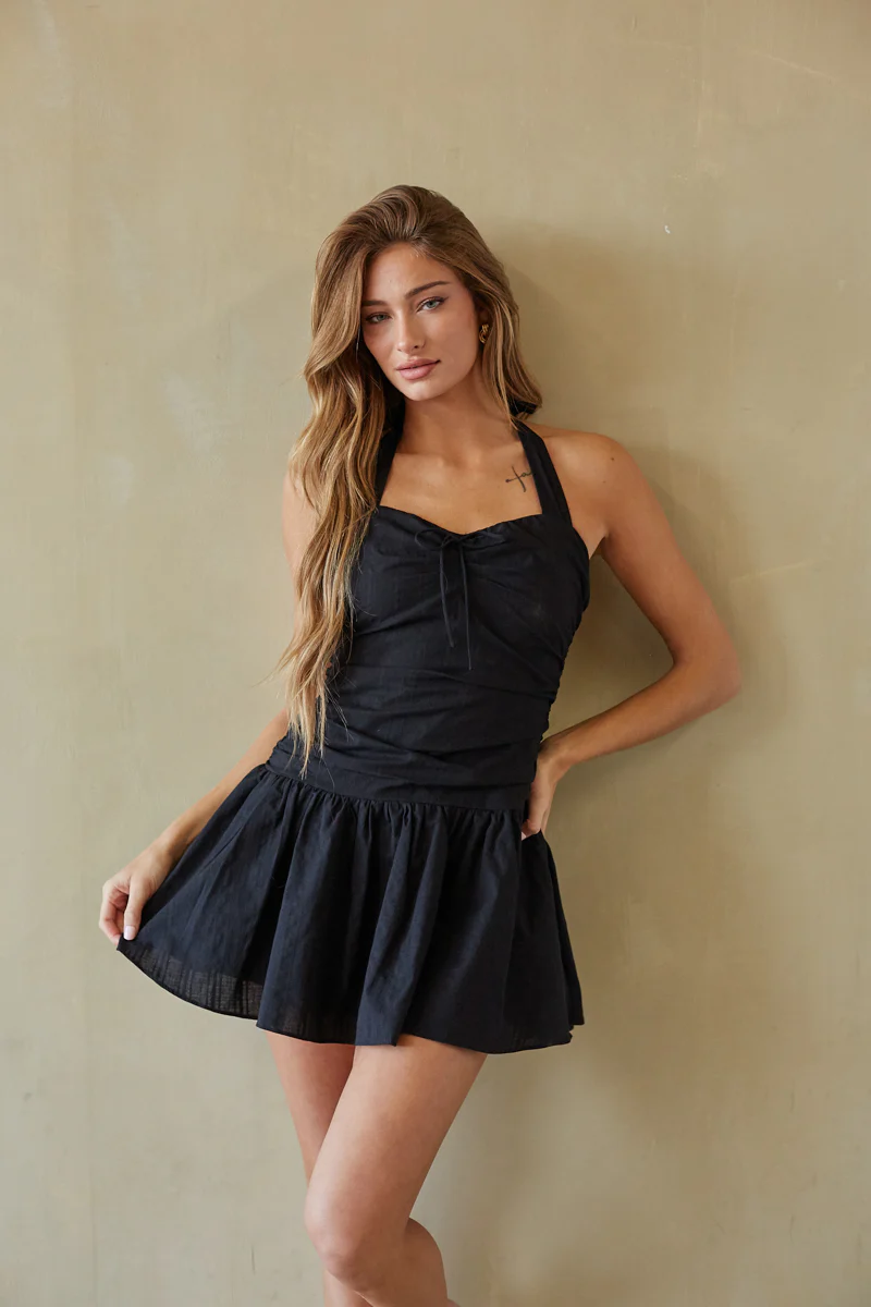 Tessa Halter Mini Dress - luluinthesky