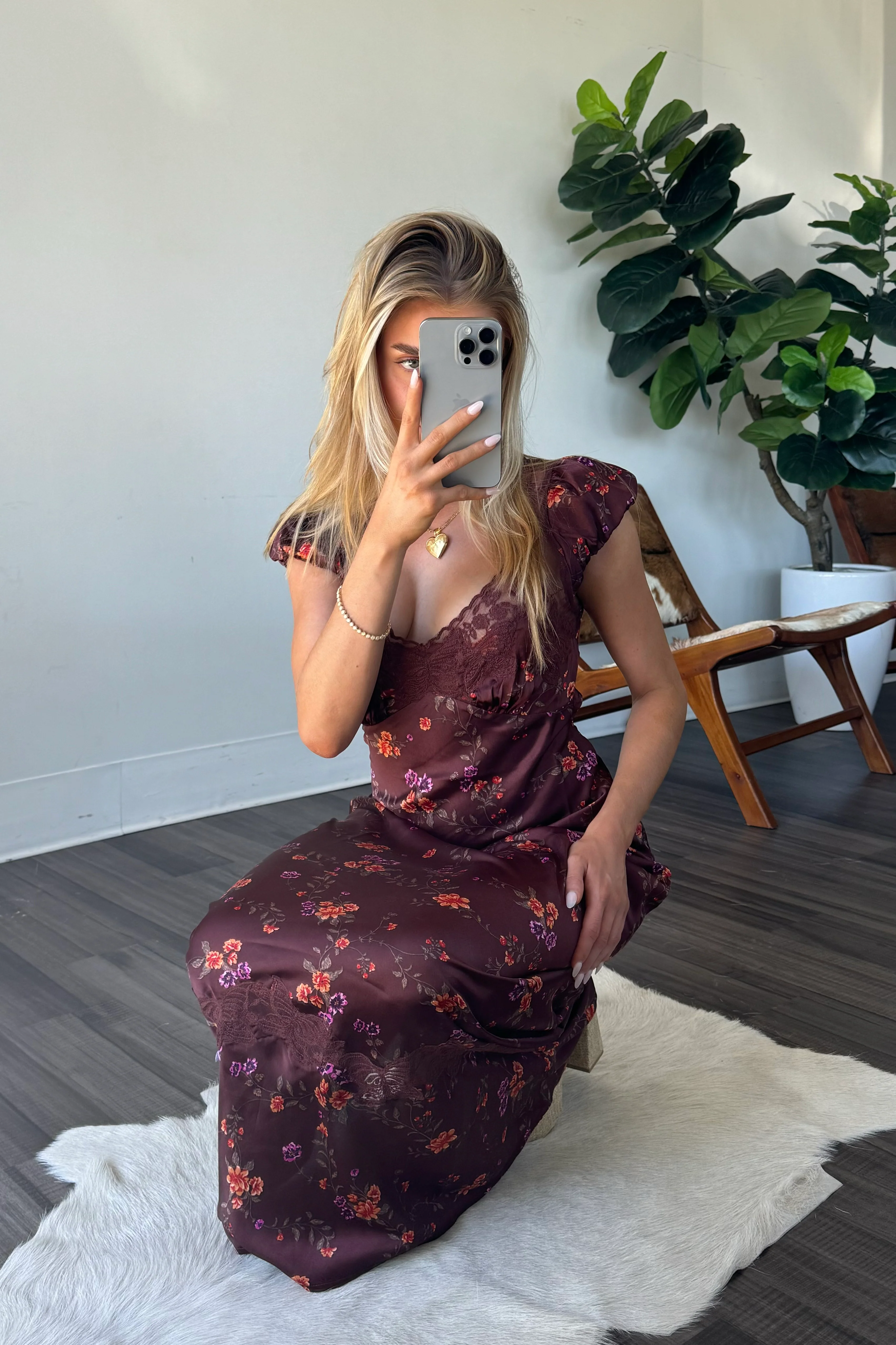 Free People Butterfly Babe Midi Dress - luluinthesky