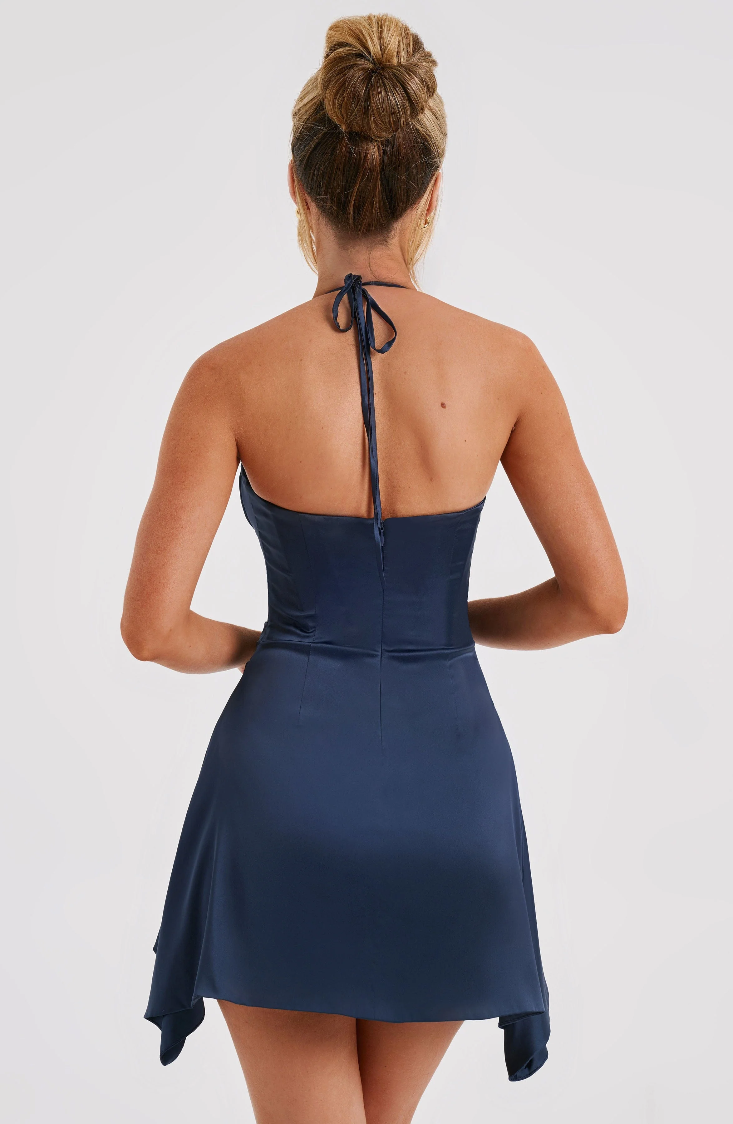 Cartia Mini Dress - Navy - luluinthesky