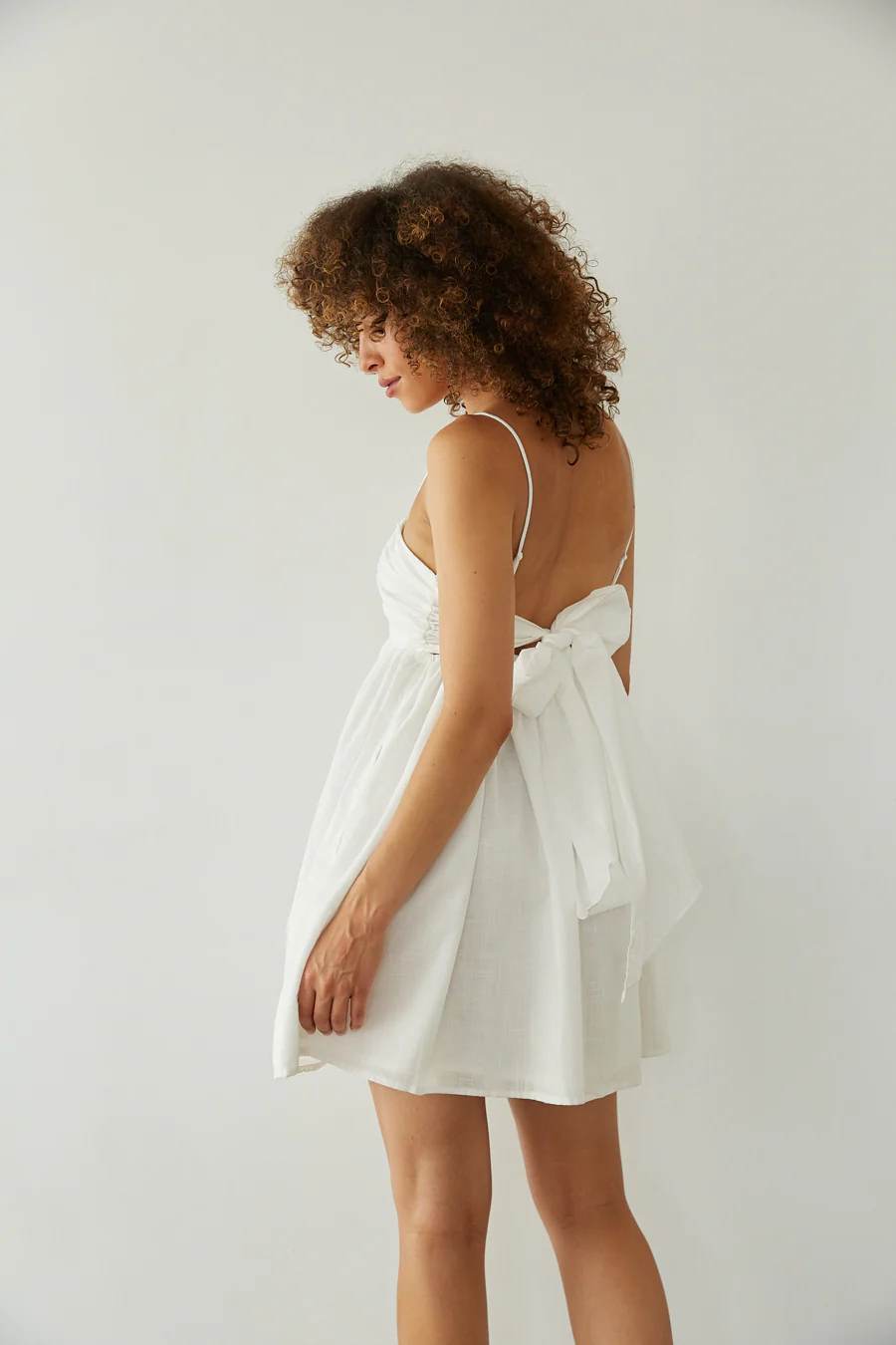 Molly Open Back Babydoll Mini Dress - luluinthesky