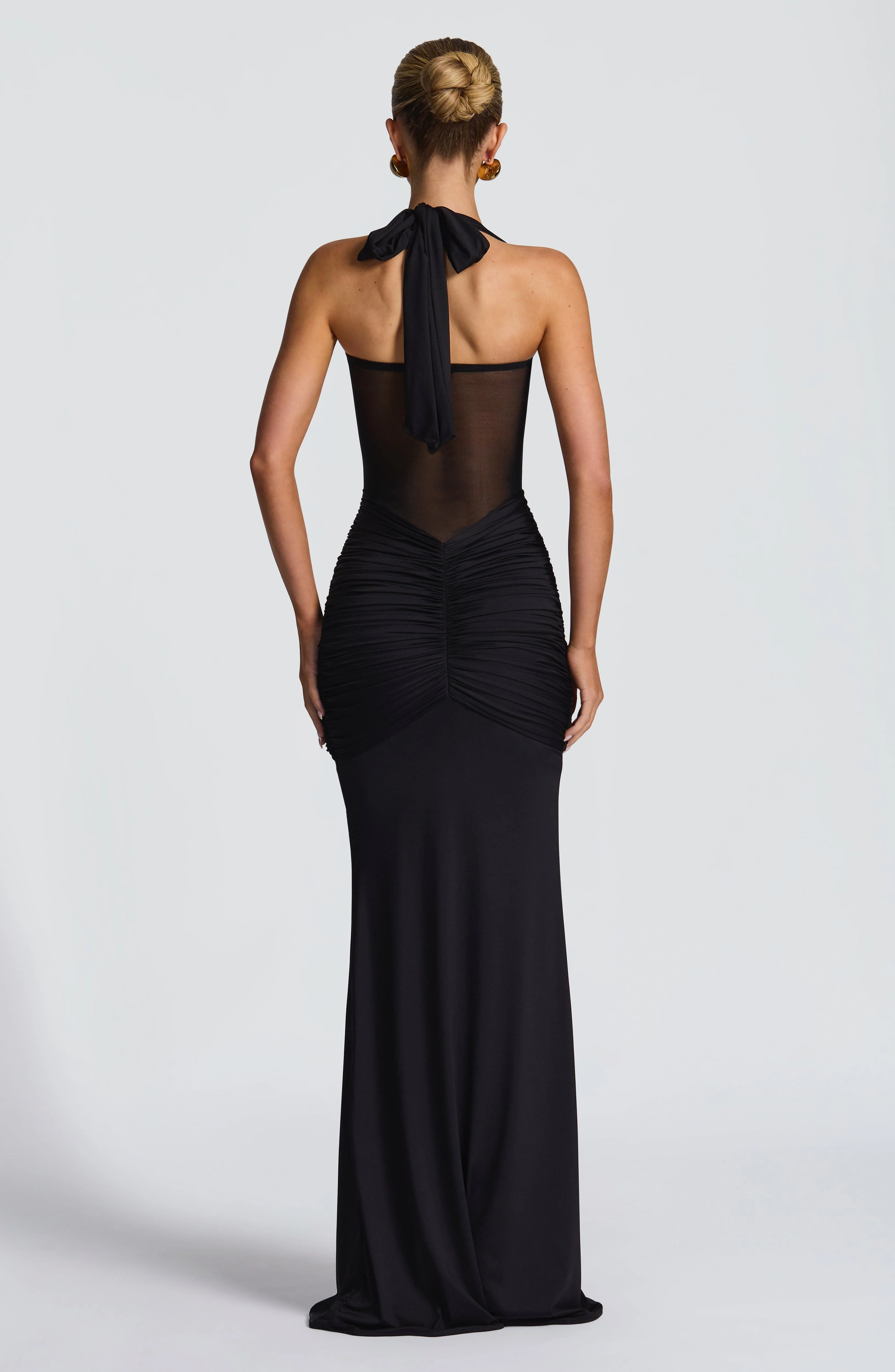Vixen Maxi Dress - Black - luluinthesky