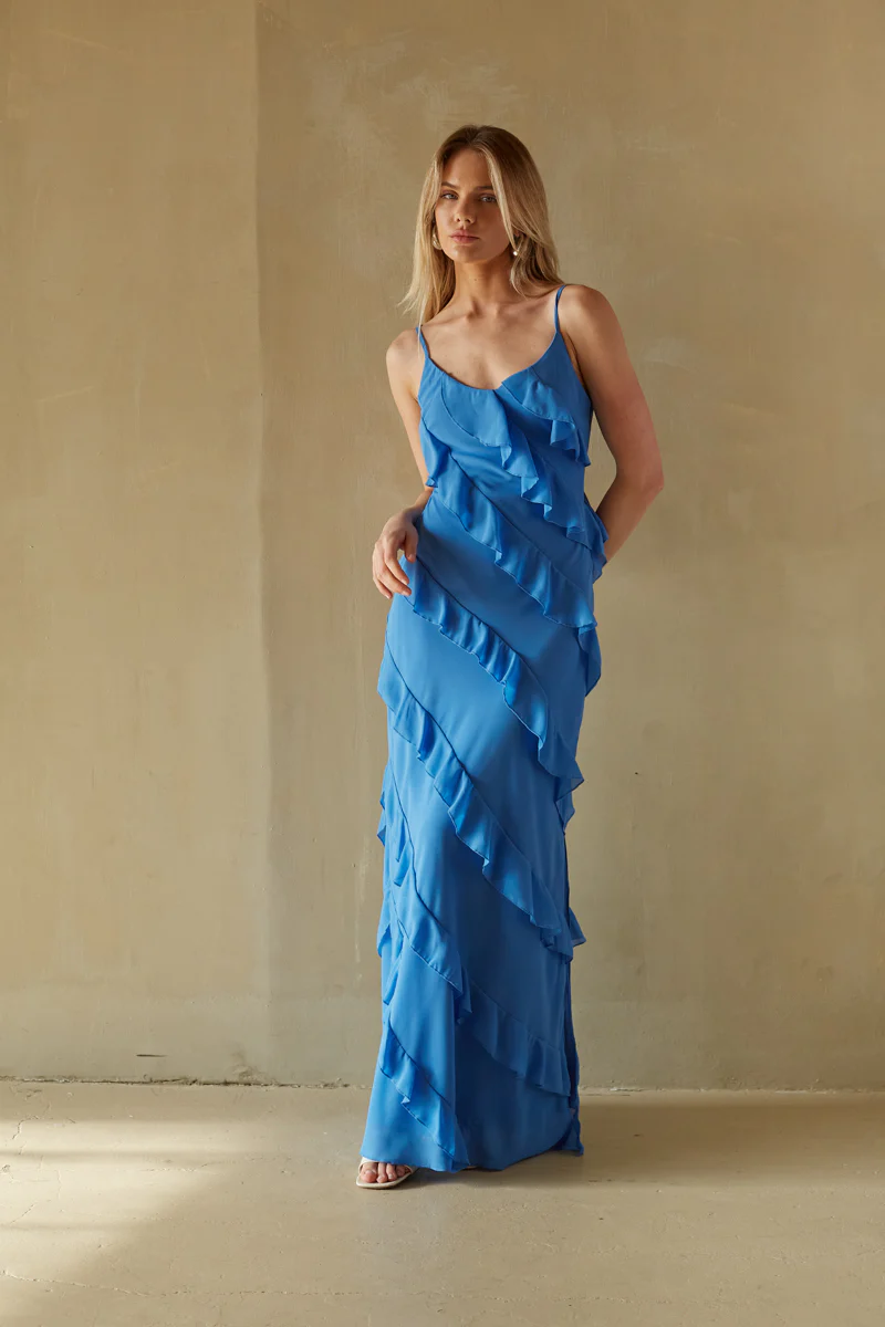 Elizabeth Tiered Ruffle Maxi Dress - luluinthesky