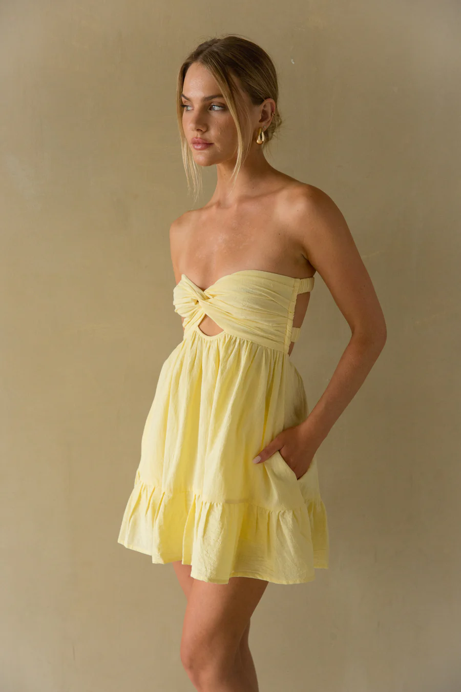 Savannah Twist Front Romper - luluinthesky