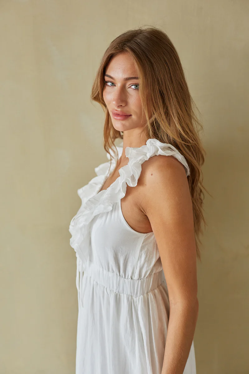 Diana Ruffle Tiered Maxi Dress - luluinthesky