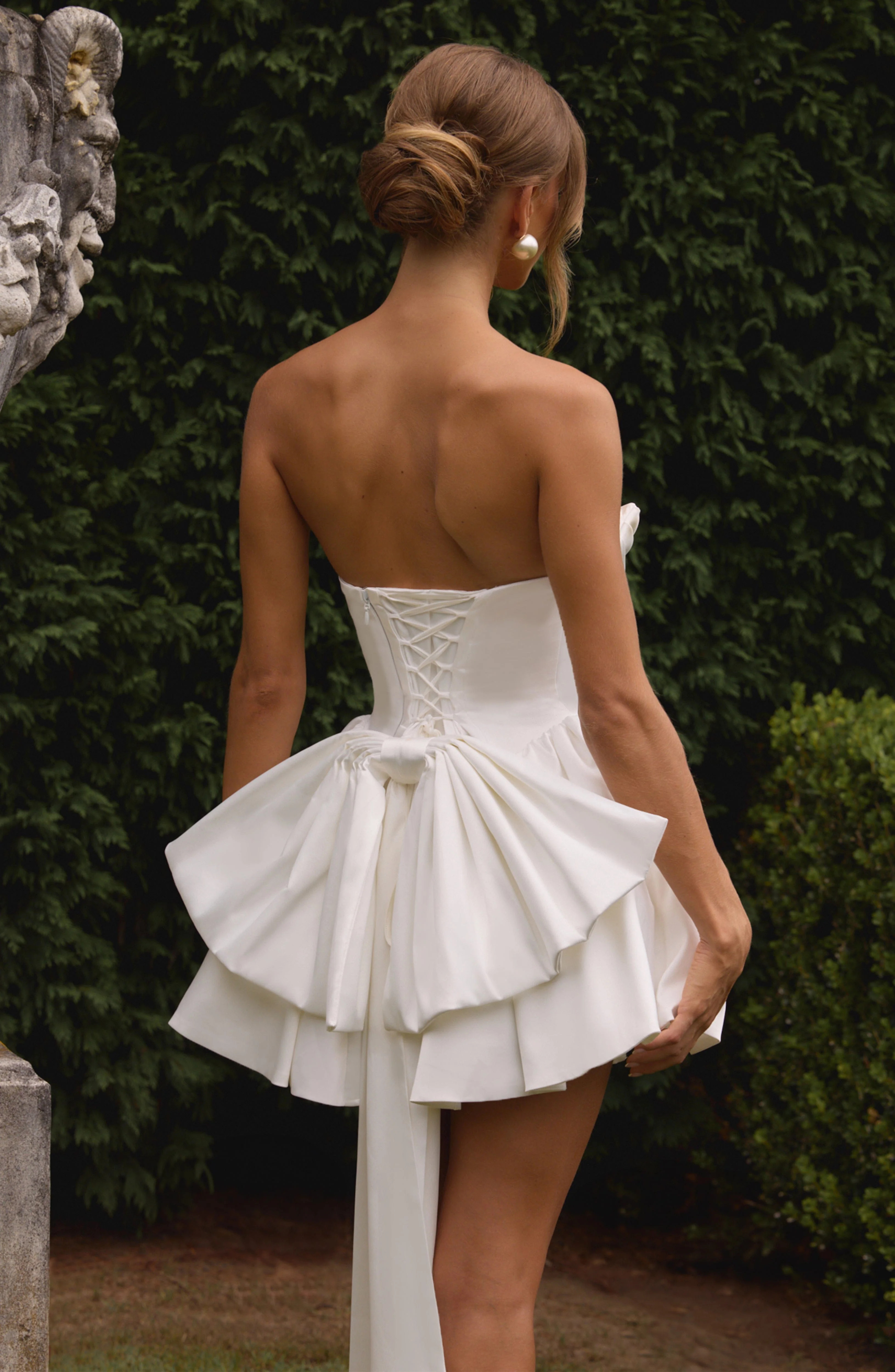 Trinity Mini Dress - Ivory - luluinthesky