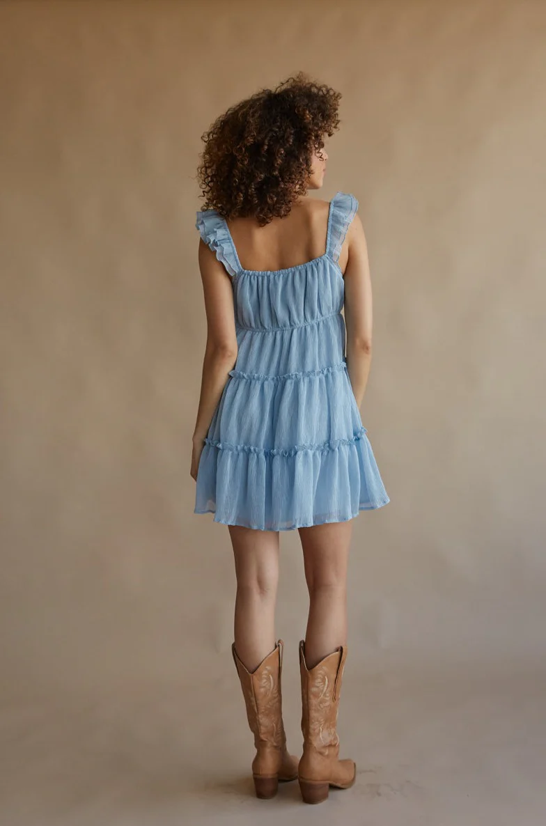 Iridessa Tiered Ruffle Babydoll Mini Dress - luluinthesky