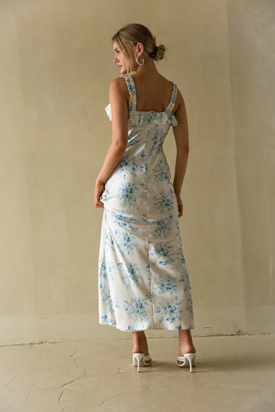 Cordelia Ruffle Floral Maxi Dress - luluinthesky