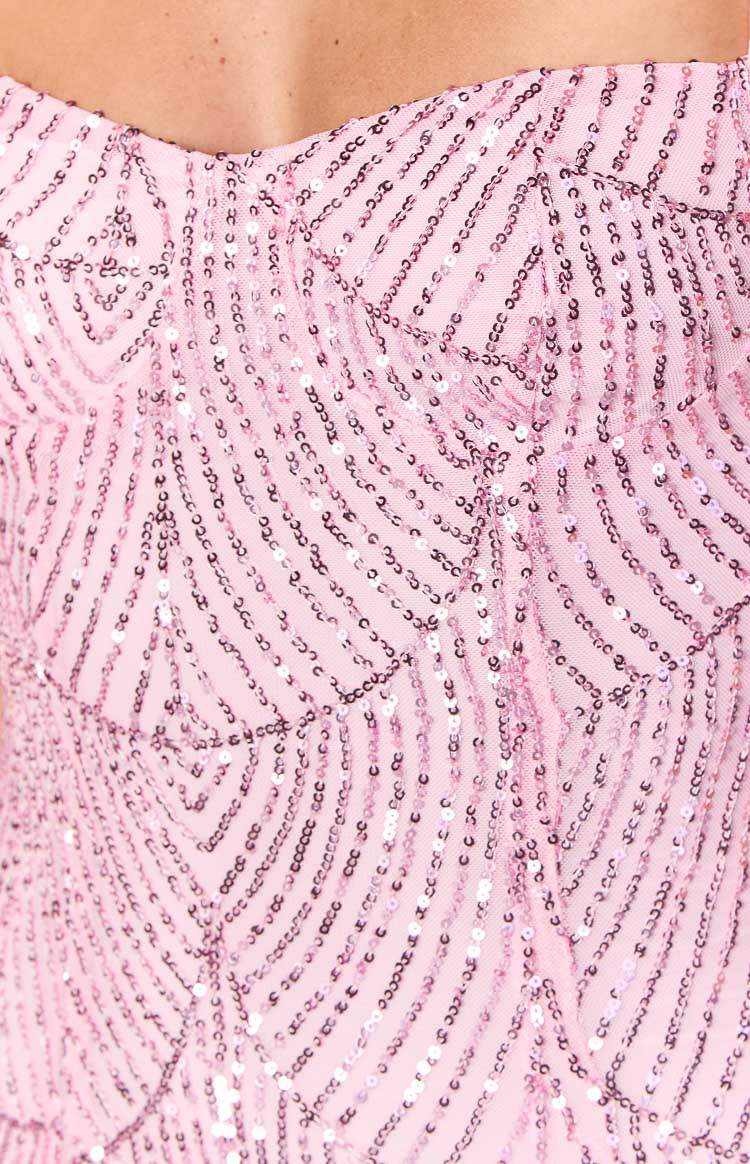 Penny Lane Pink Sequin Mini Dress - luluinthesky
