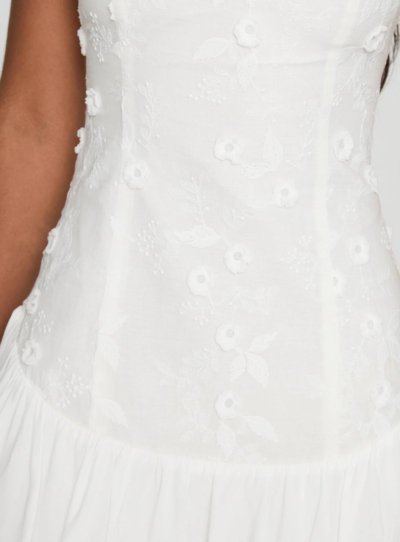 Envie Strapless Mini Dress White - luluinthesky