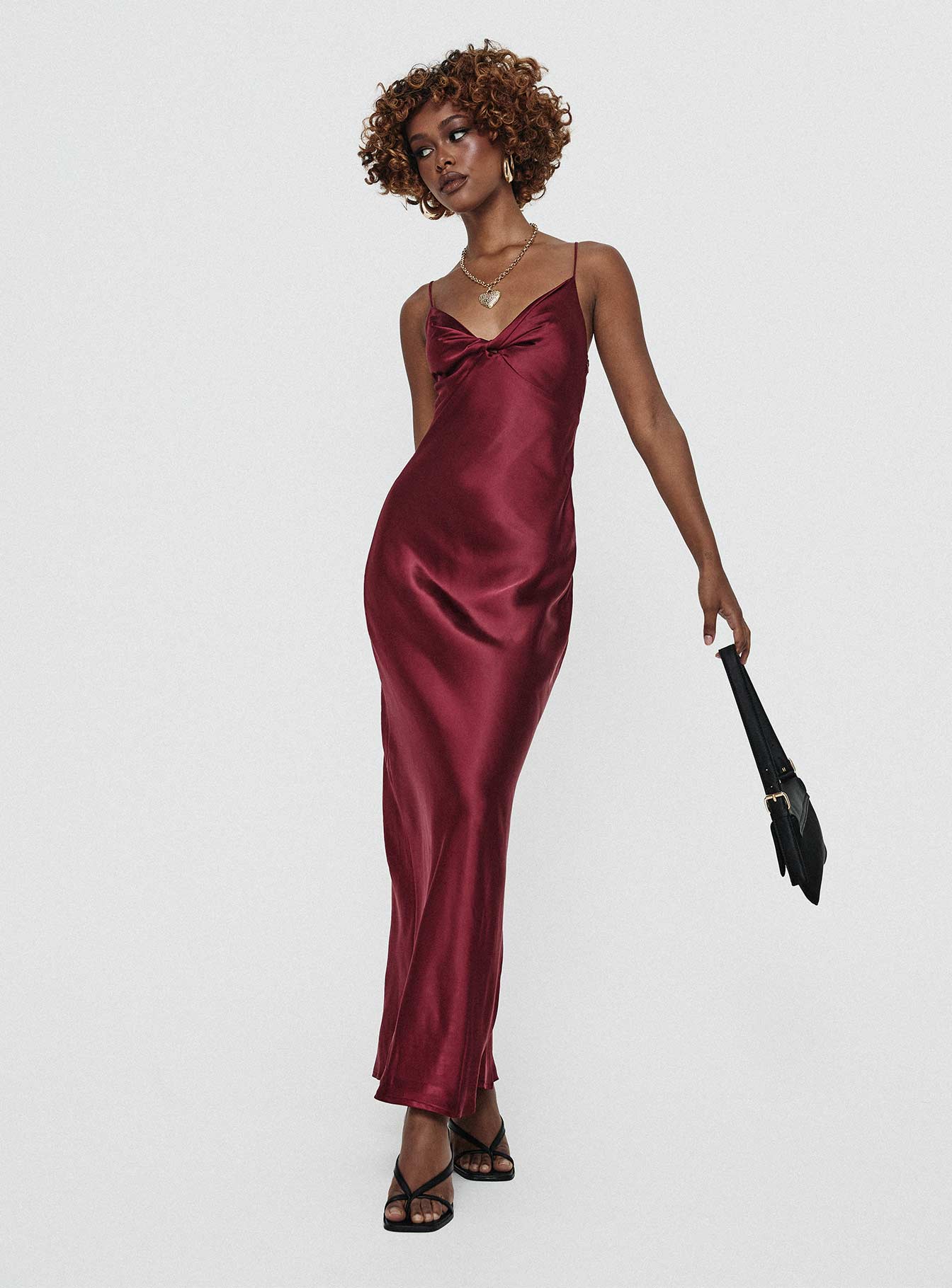 Marilyn Maxi Dress Wine - luluinthesky