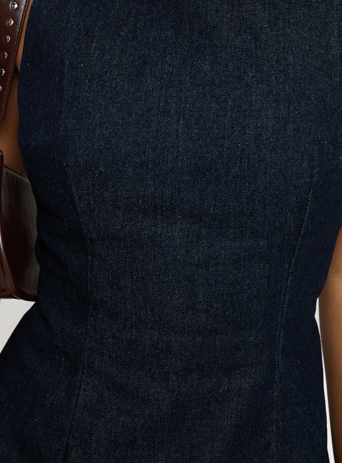 Ainsleigh Shift Denim Playsuit Dark Wash - luluinthesky