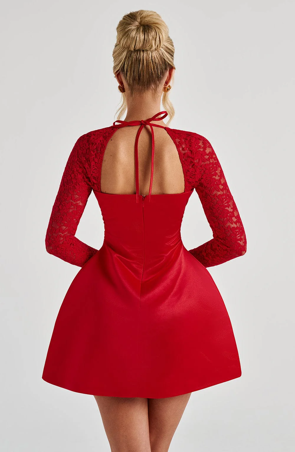 Sadie Mini Dress - Red - luluinthesky