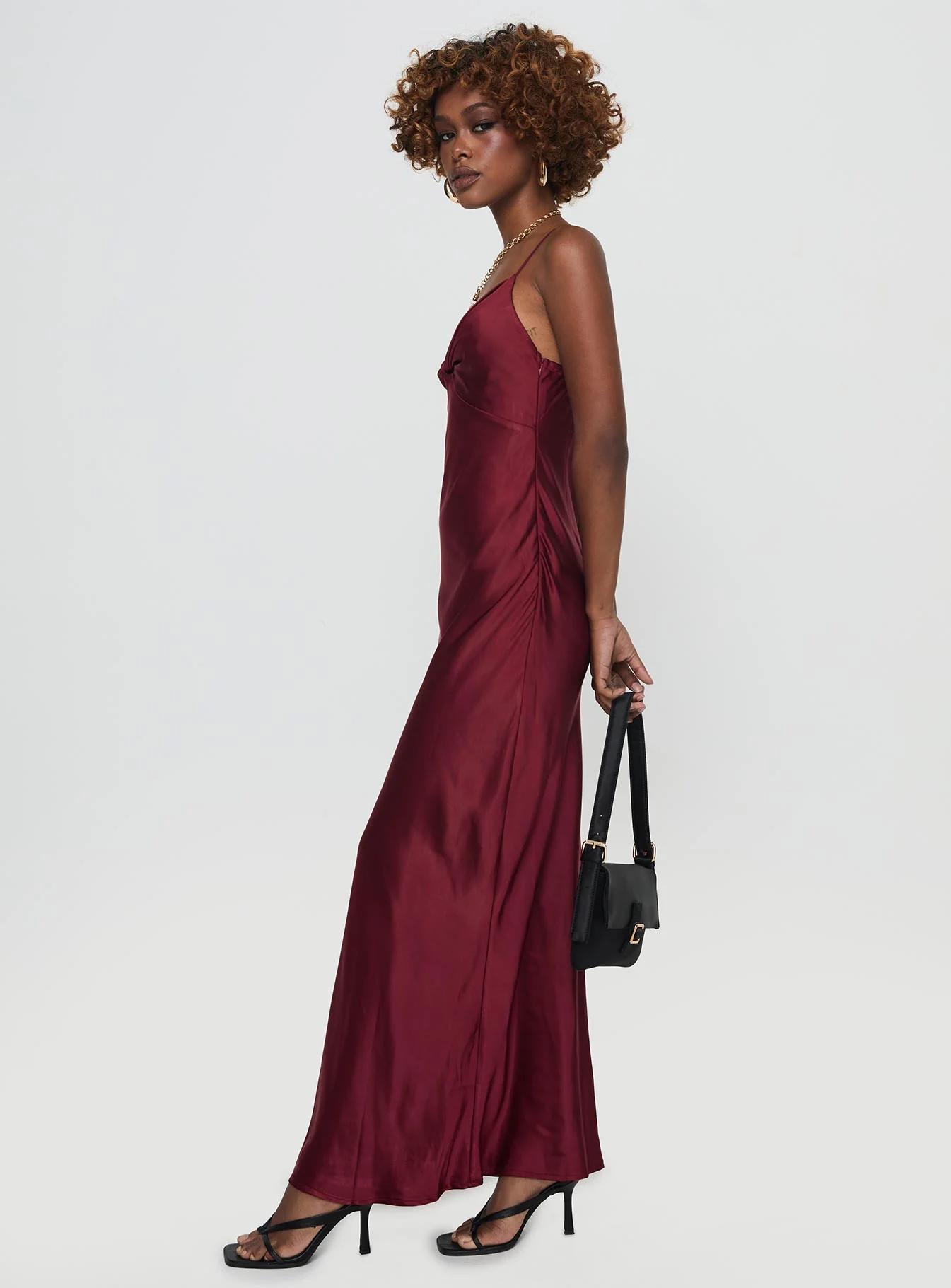 Marilyn Maxi Dress Wine - luluinthesky