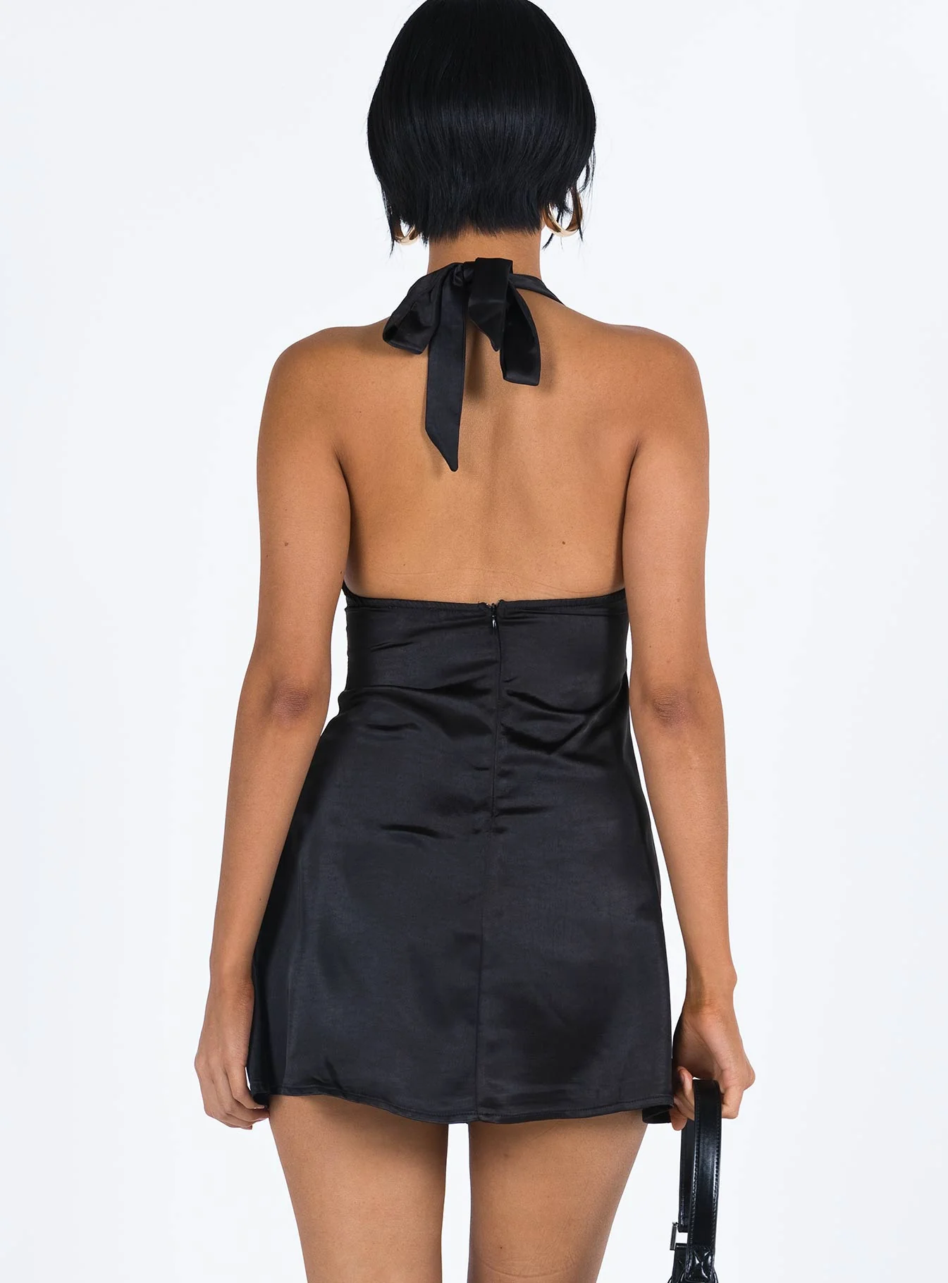 Lanier Mini Dress Black Petite - luluinthesky