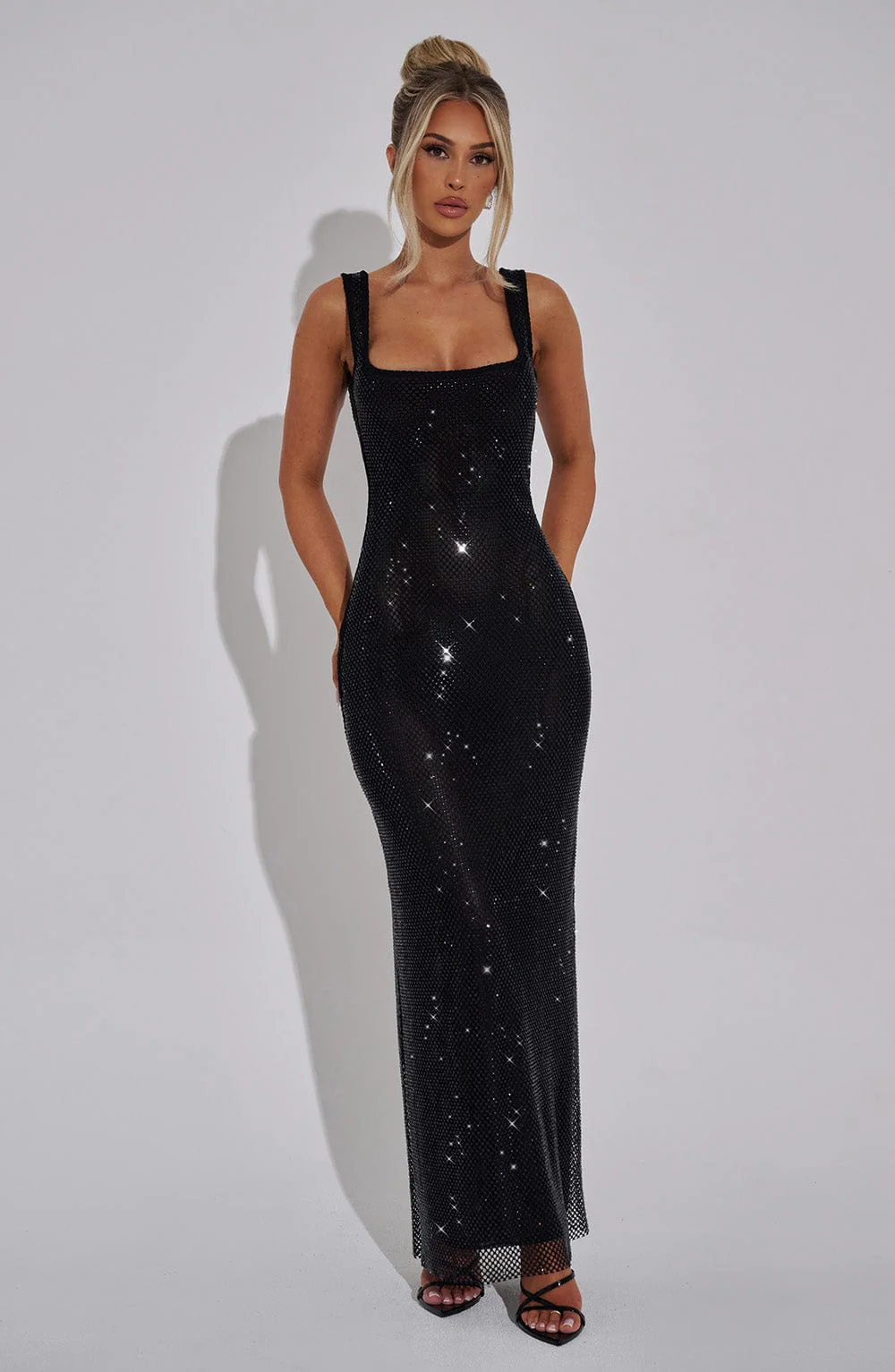 Petra Maxi Dress - Black - luluinthesky