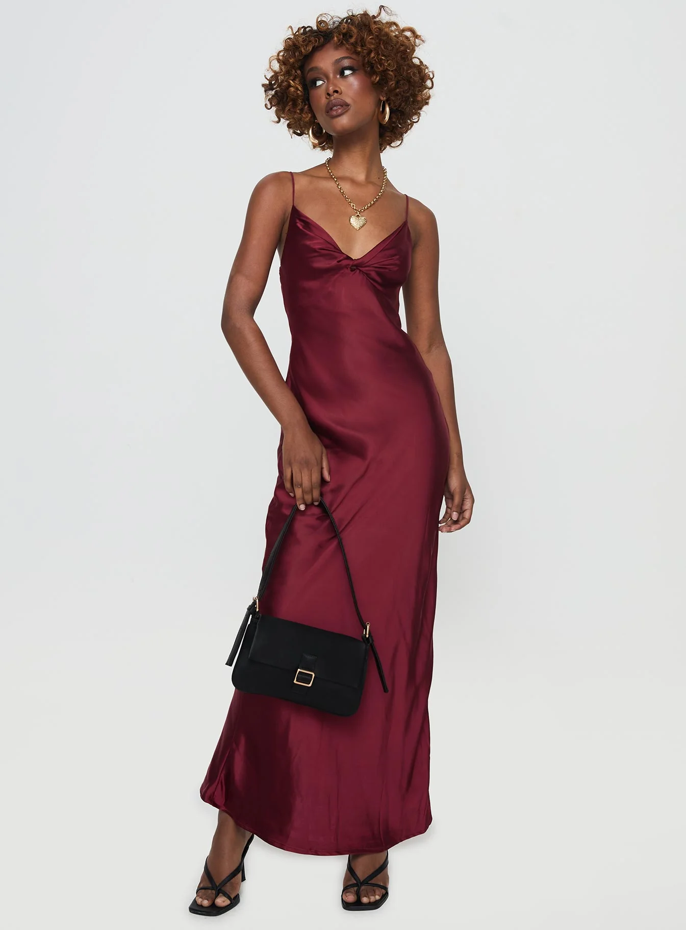 Marilyn Maxi Dress Wine - luluinthesky
