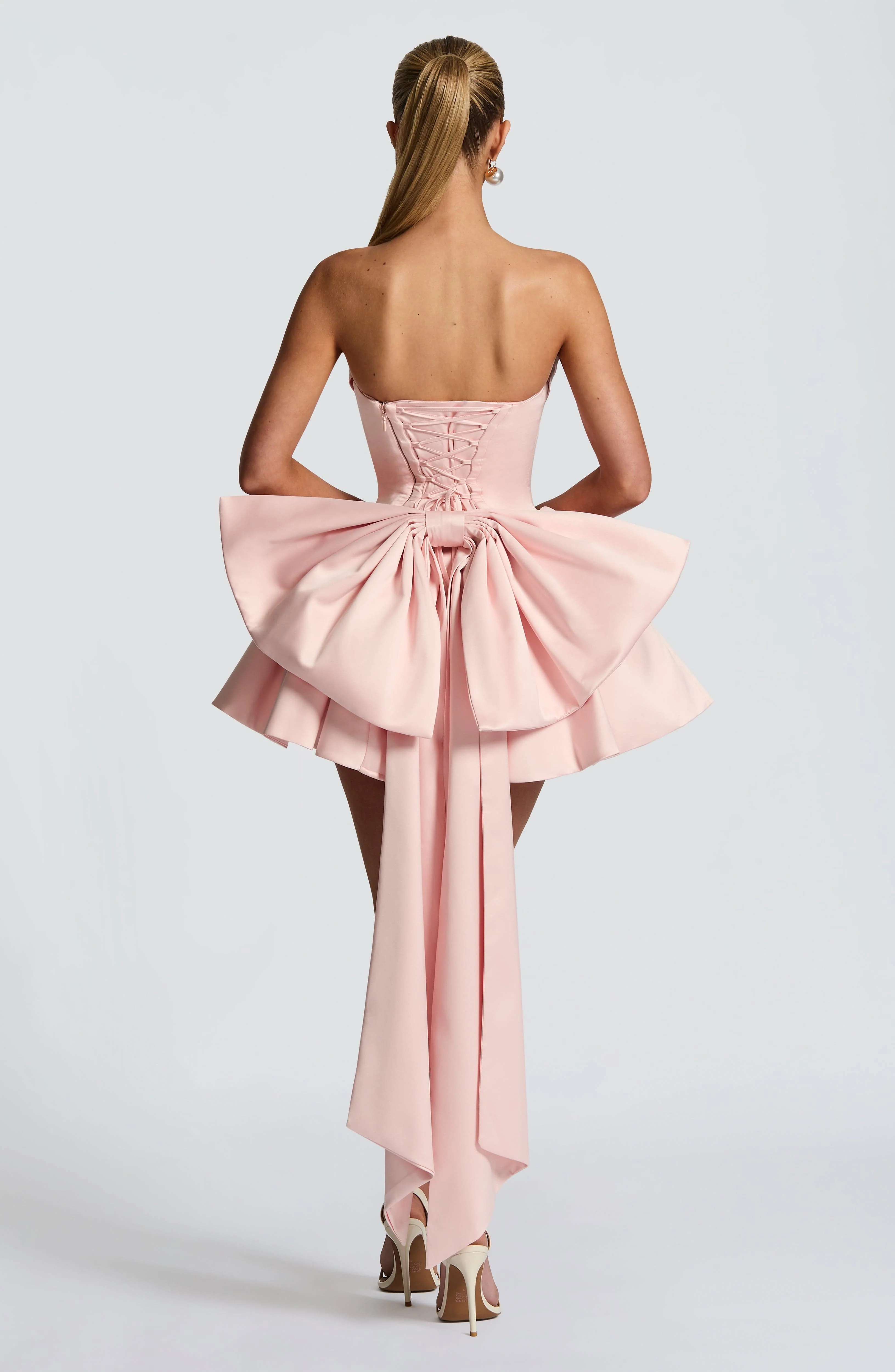 Trinity Mini Dress - Blush - luluinthesky