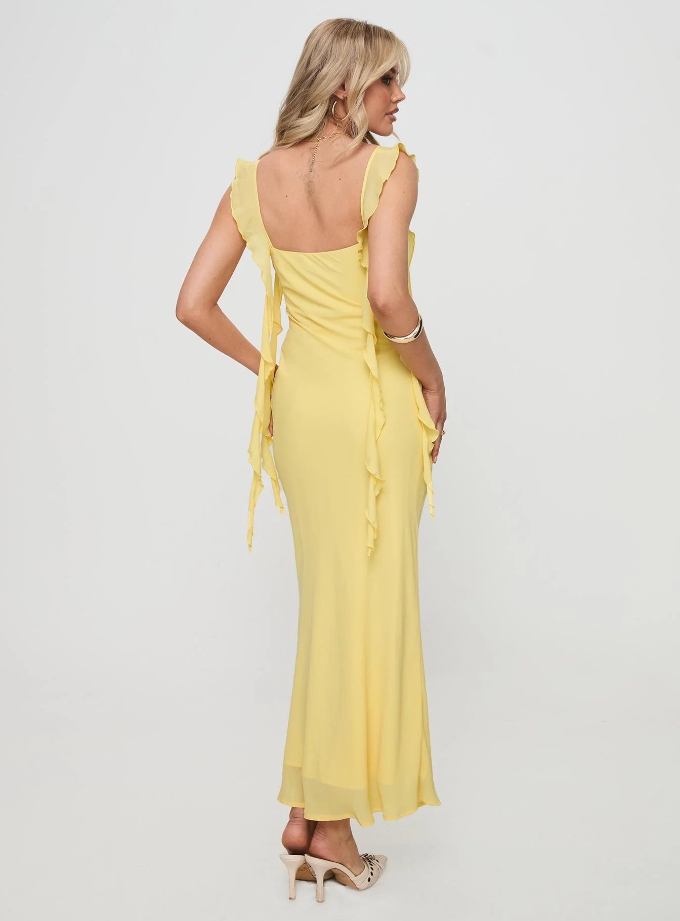 Lanai Maxi Dress Lemon - luluinthesky