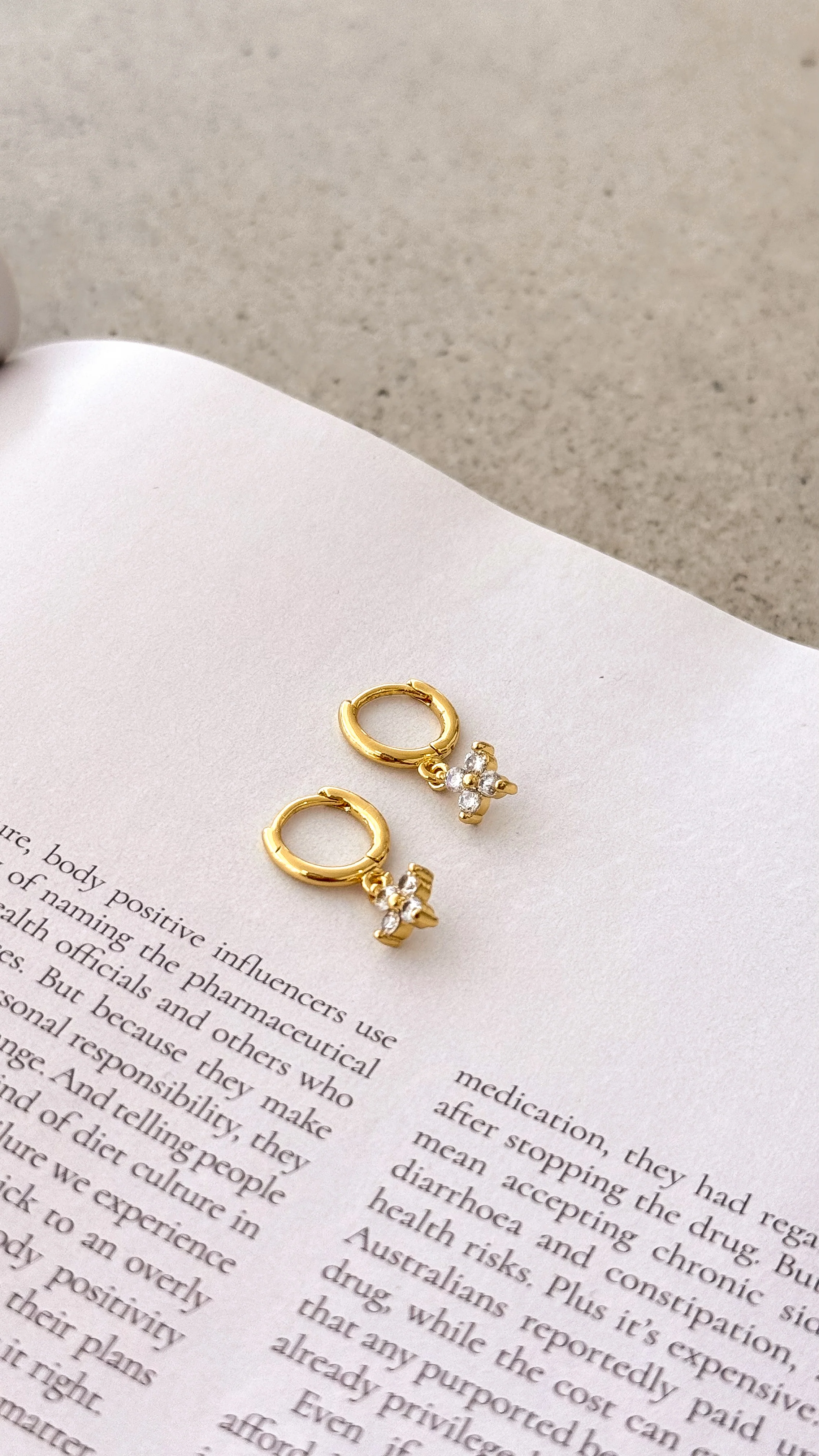 Georgie Earrings - Gold - luluinthesky