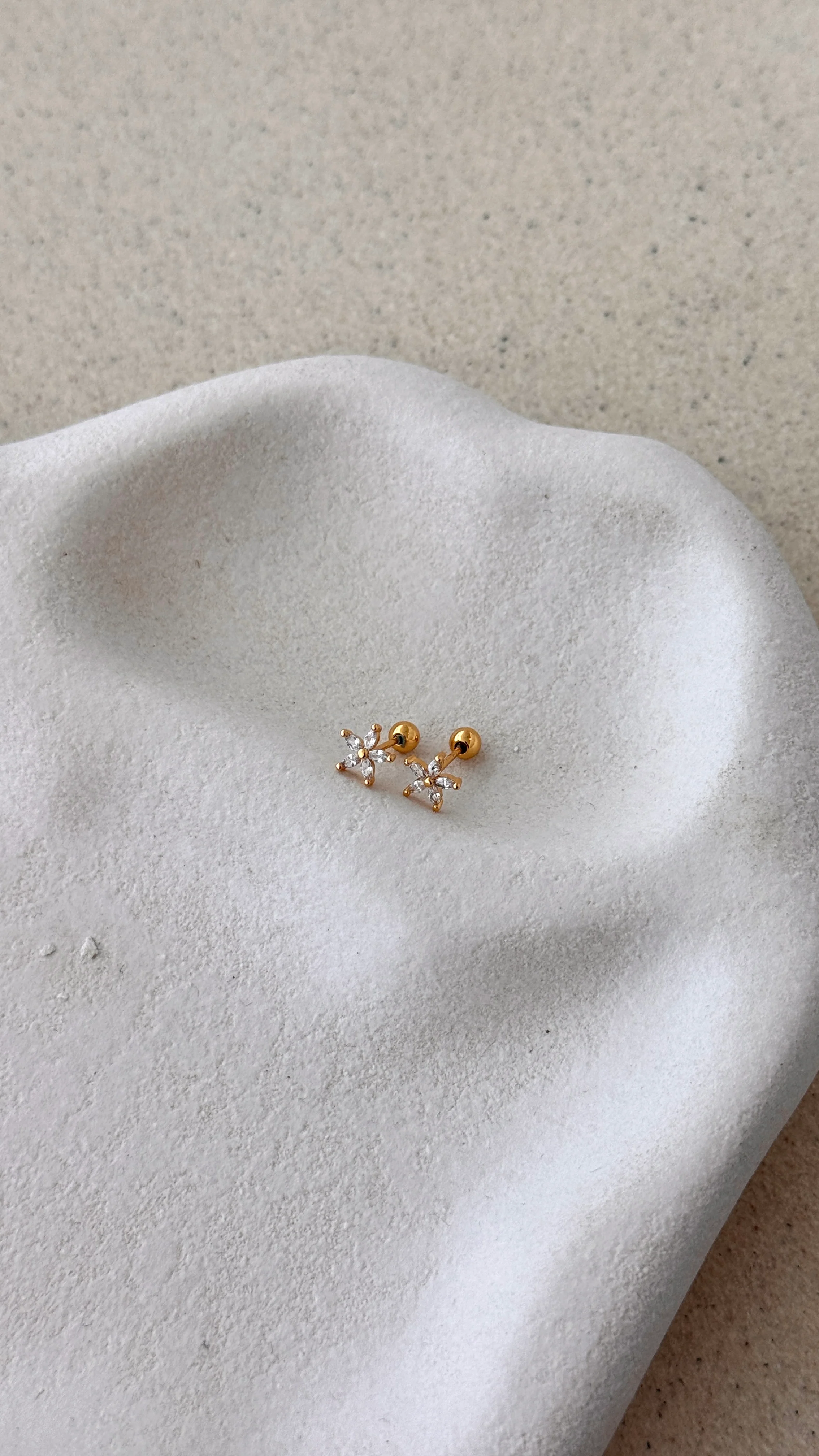 Zoe Earrings - Gold - luluinthesky