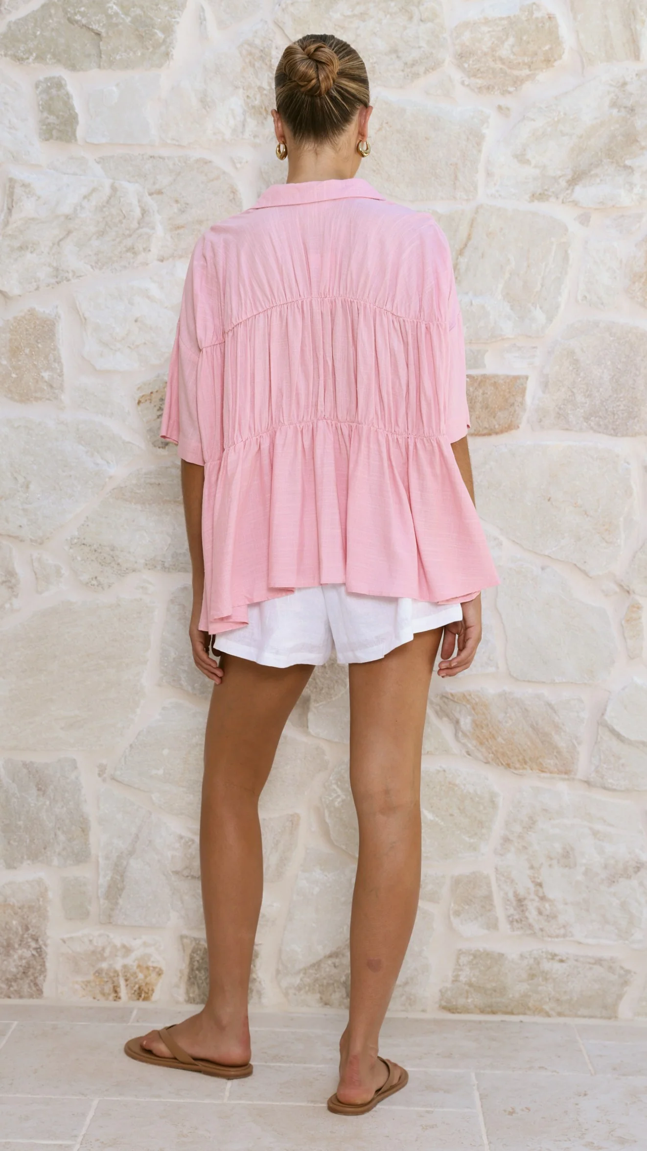 Kailey Top - Pink - luluinthesky