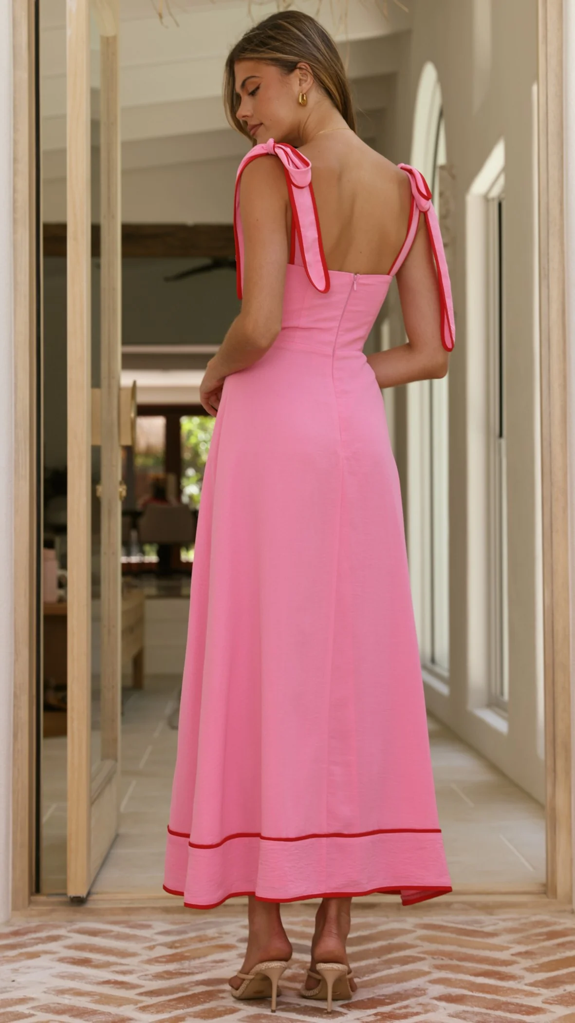 Beverly Maxi Dress - Pink - luluinthesky