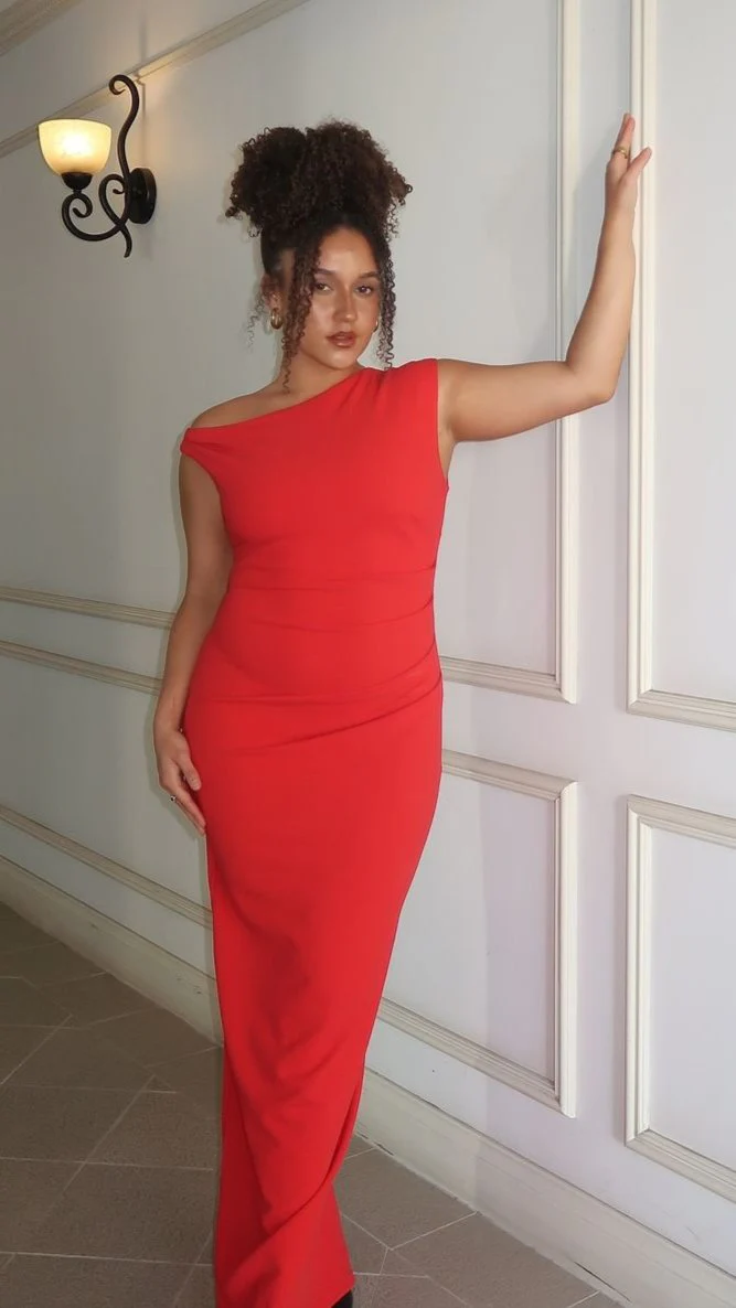 Lilah Maxi Dress - Red - luluinthesky