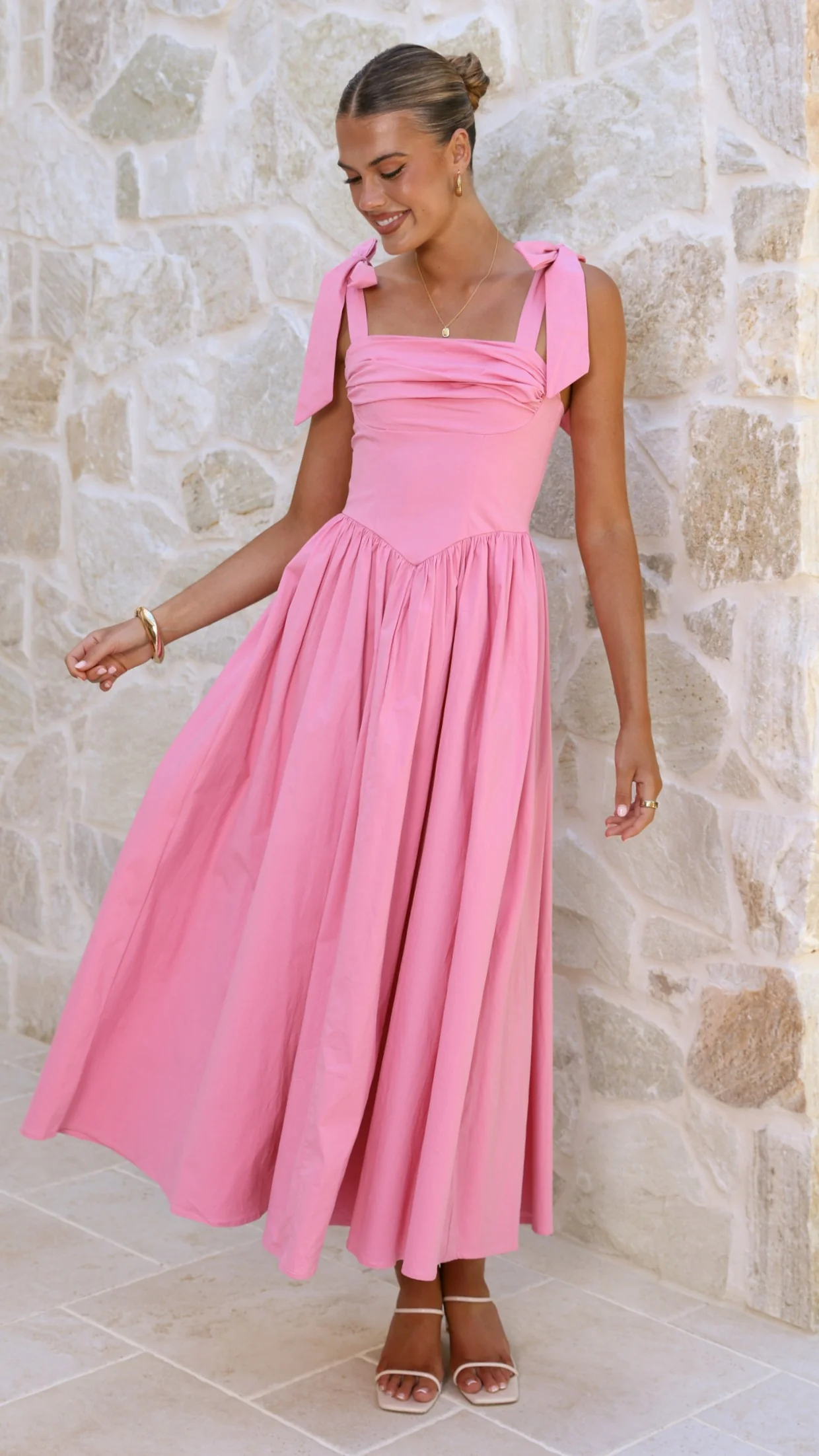 Haisley Maxi Dress - Pink - luluinthesky