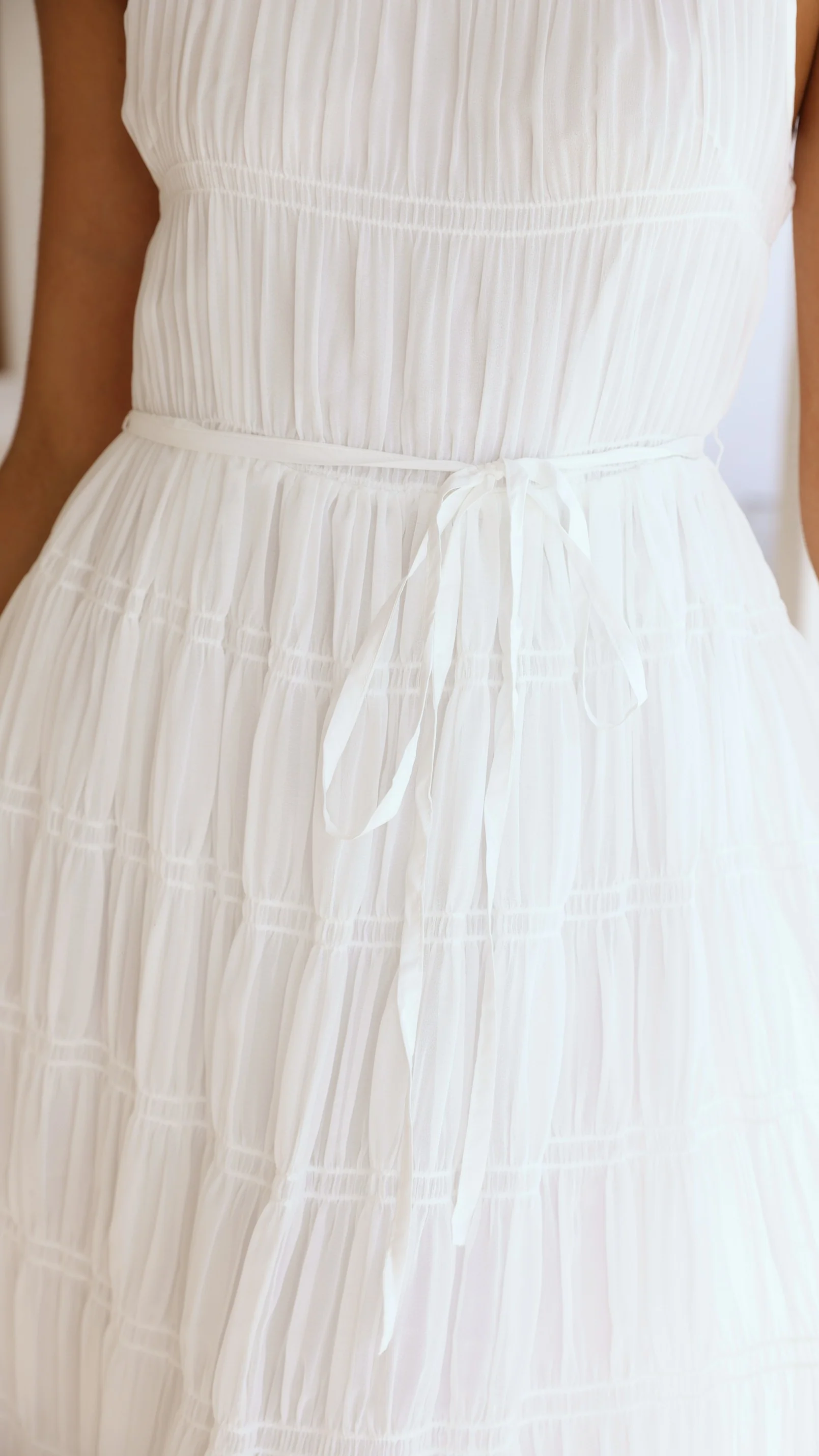 Lassie Maxi Dress - White - luluinthesky