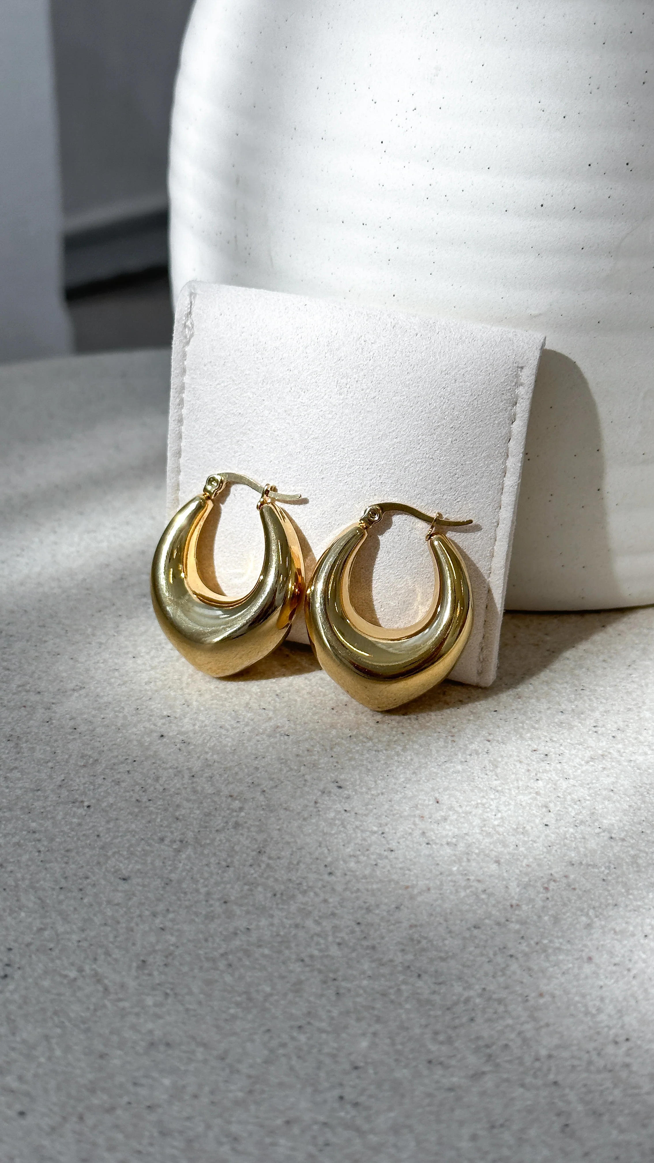 Arya Hoop Earrings - Gold - luluinthesky