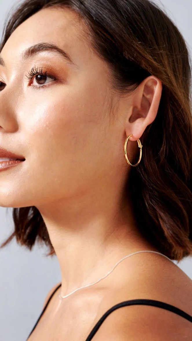 Leni Hoops - Gold - luluinthesky