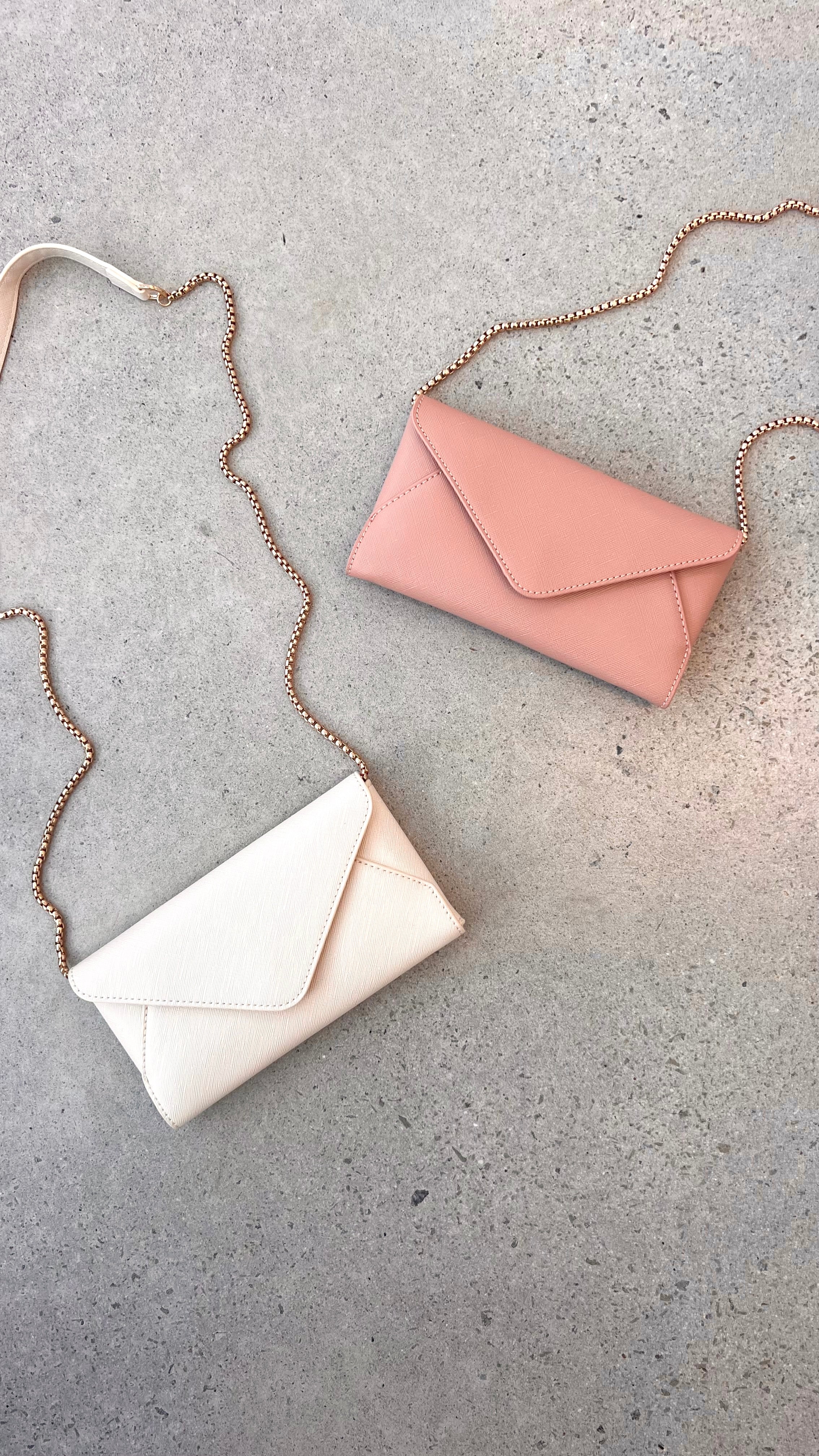 Carmen Envelope Cross Body Bag - Cream - luluinthesky