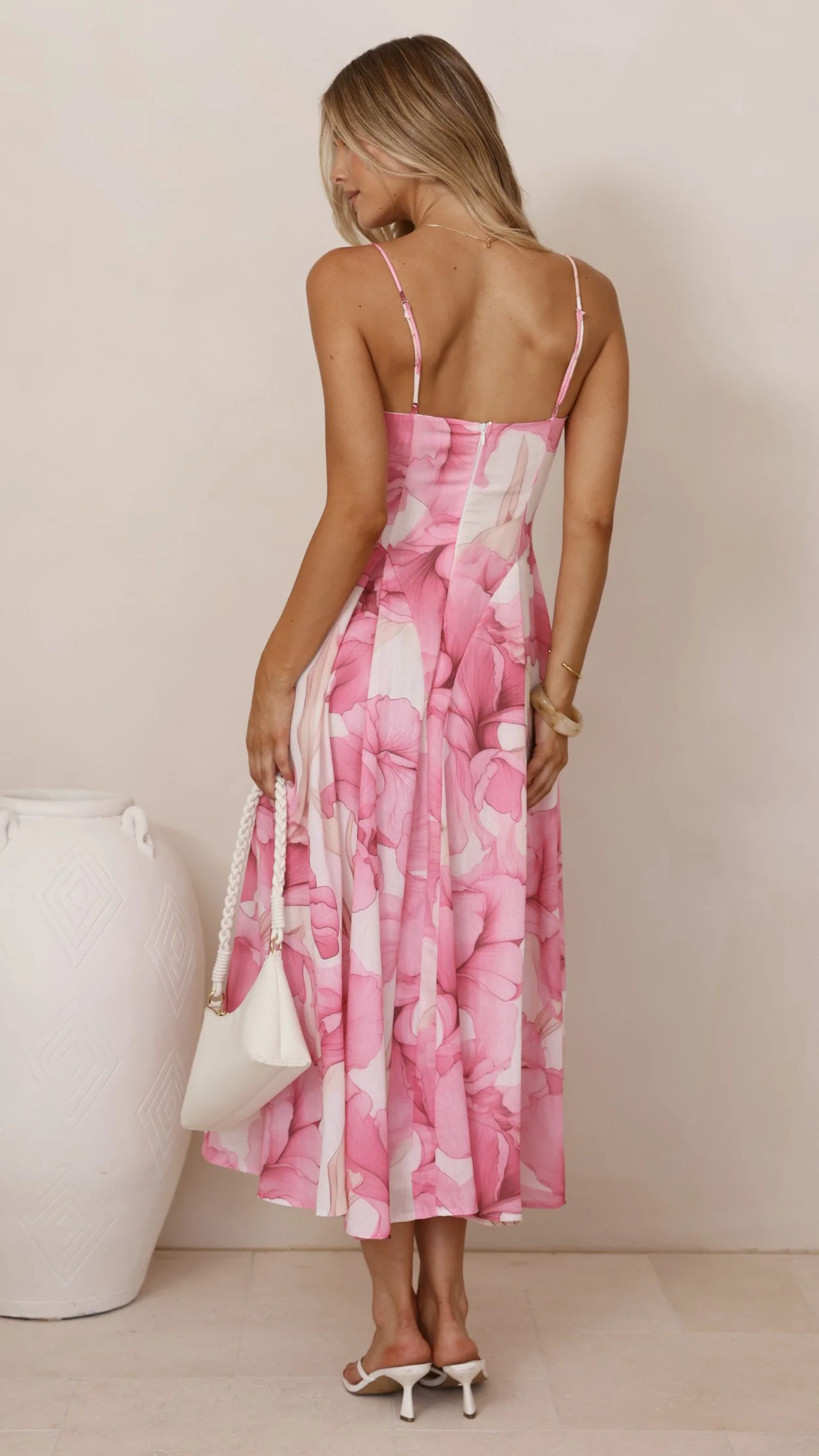 Dallas Maxi Dress - Pink Floral - luluinthesky