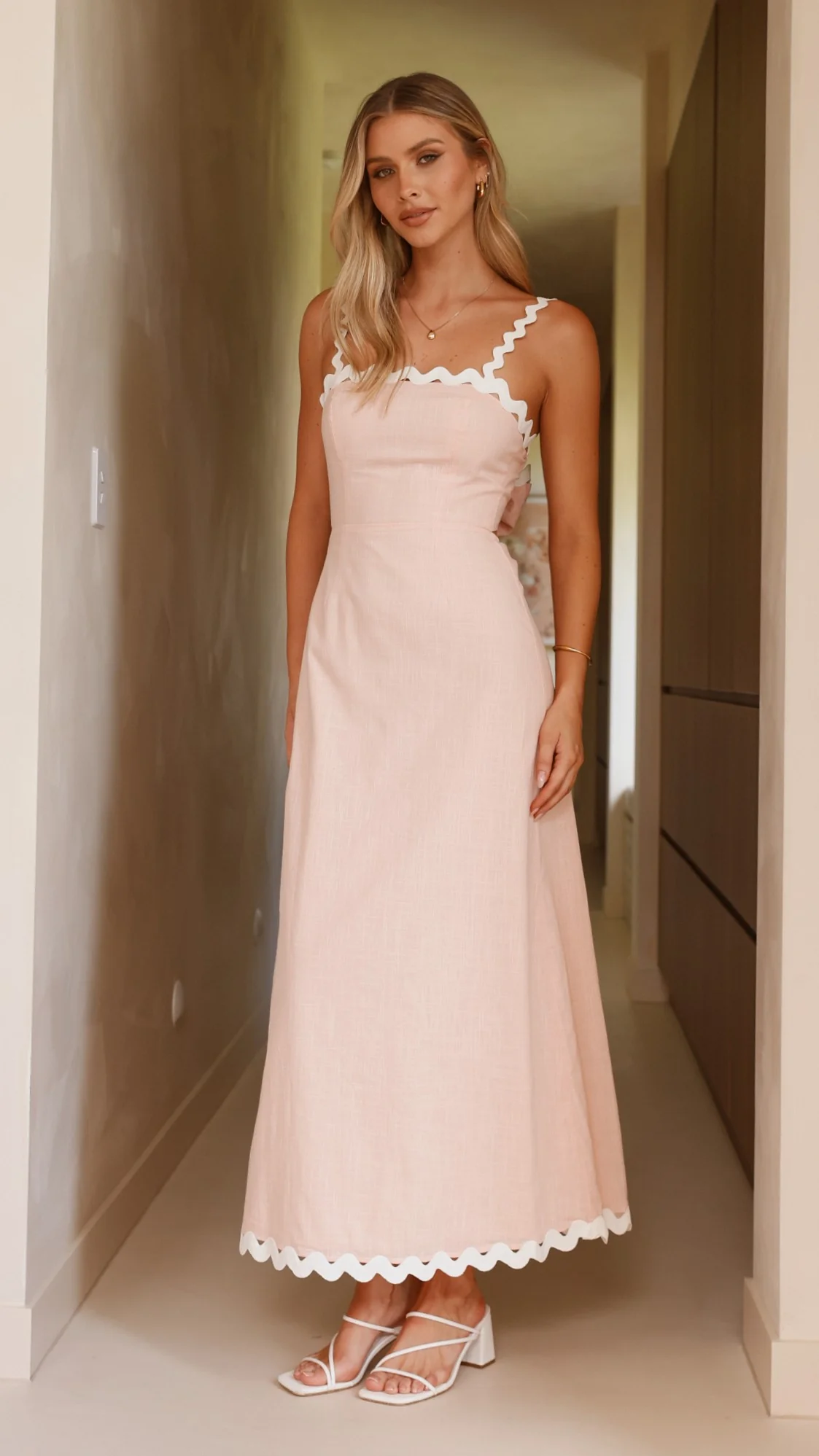 Fiora Maxi Dress - Pink - luluinthesky