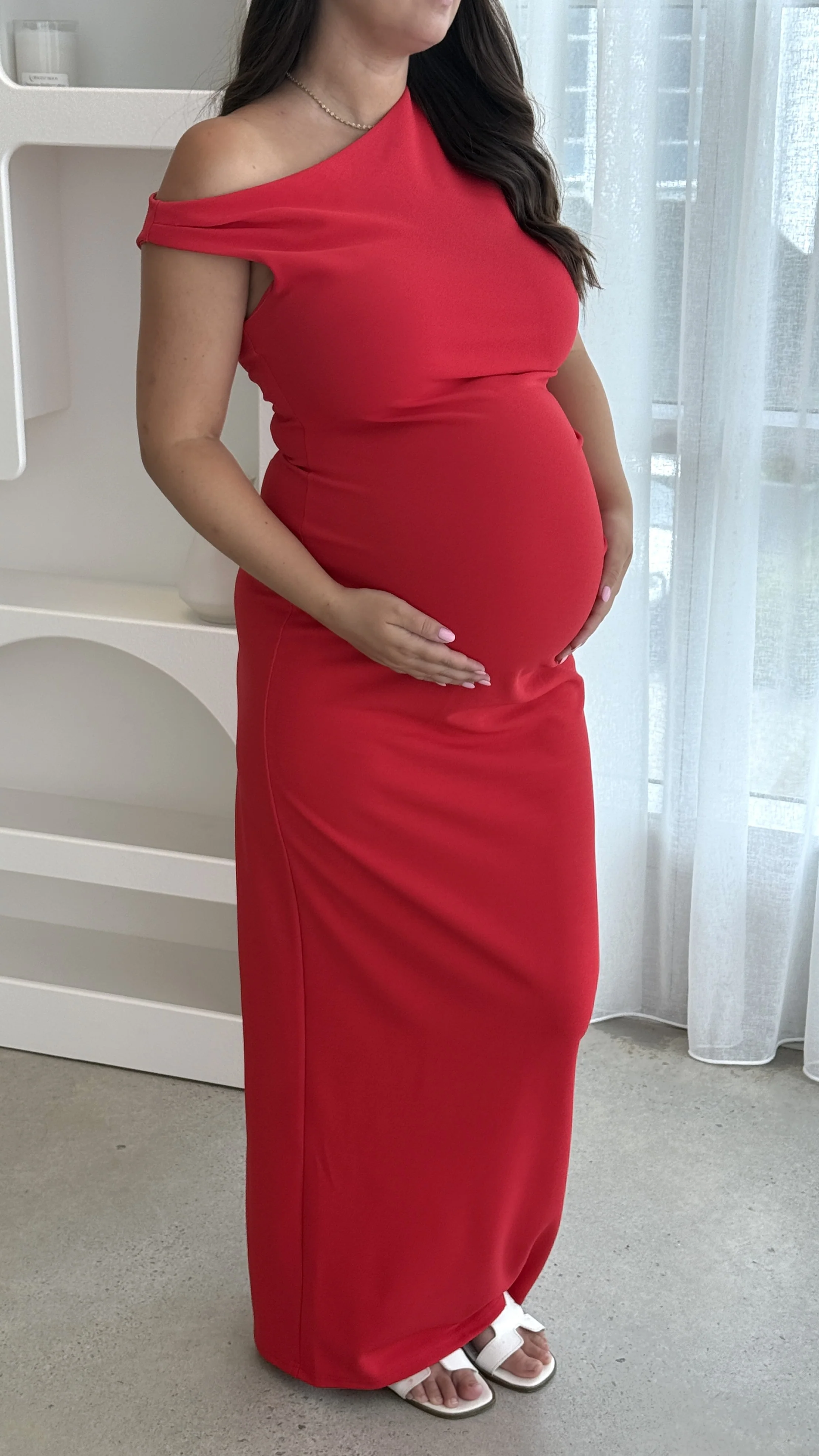 Lilah Maxi Dress - Red - luluinthesky
