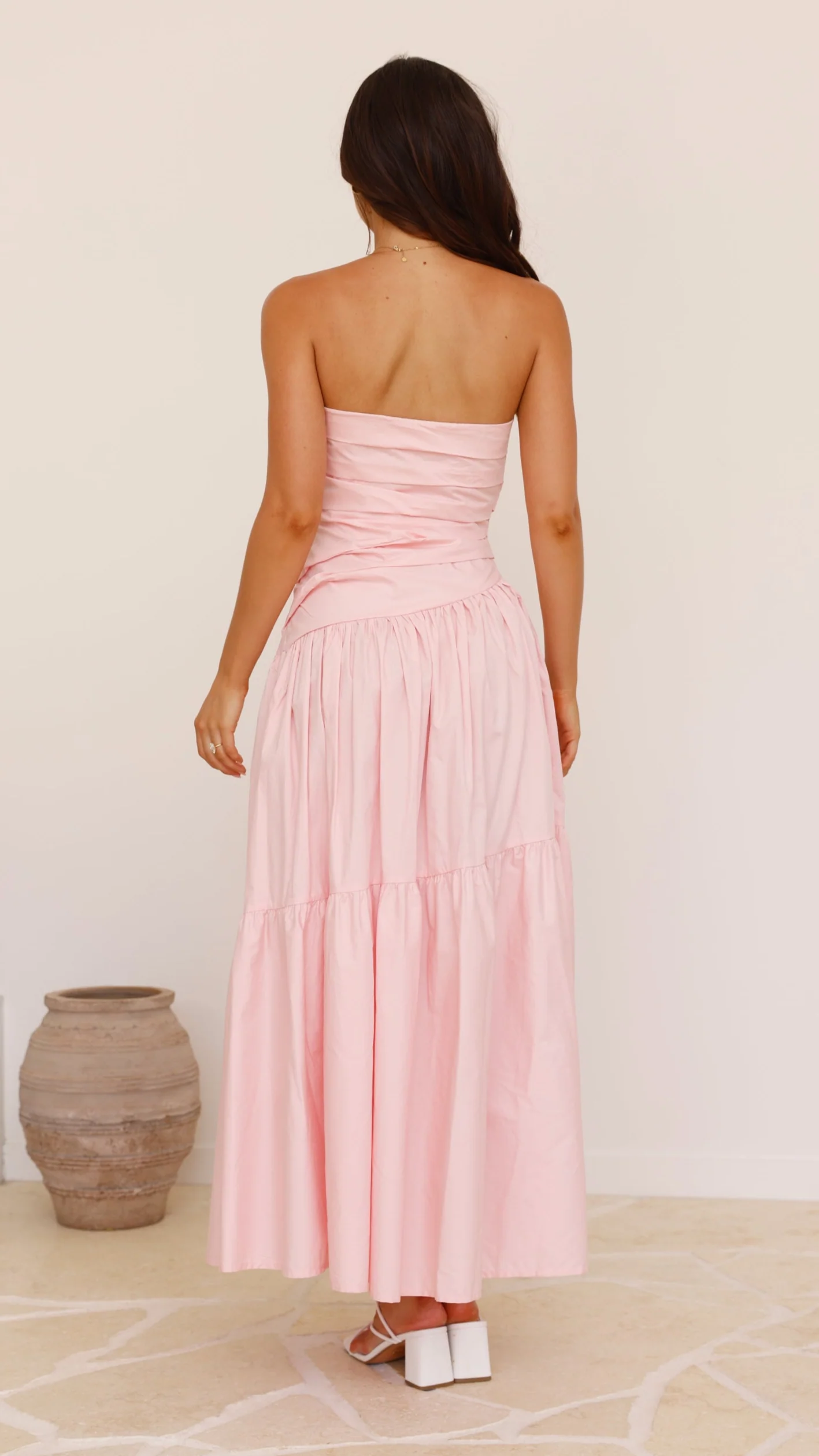 Lola Maxi Dress - Pink - luluinthesky