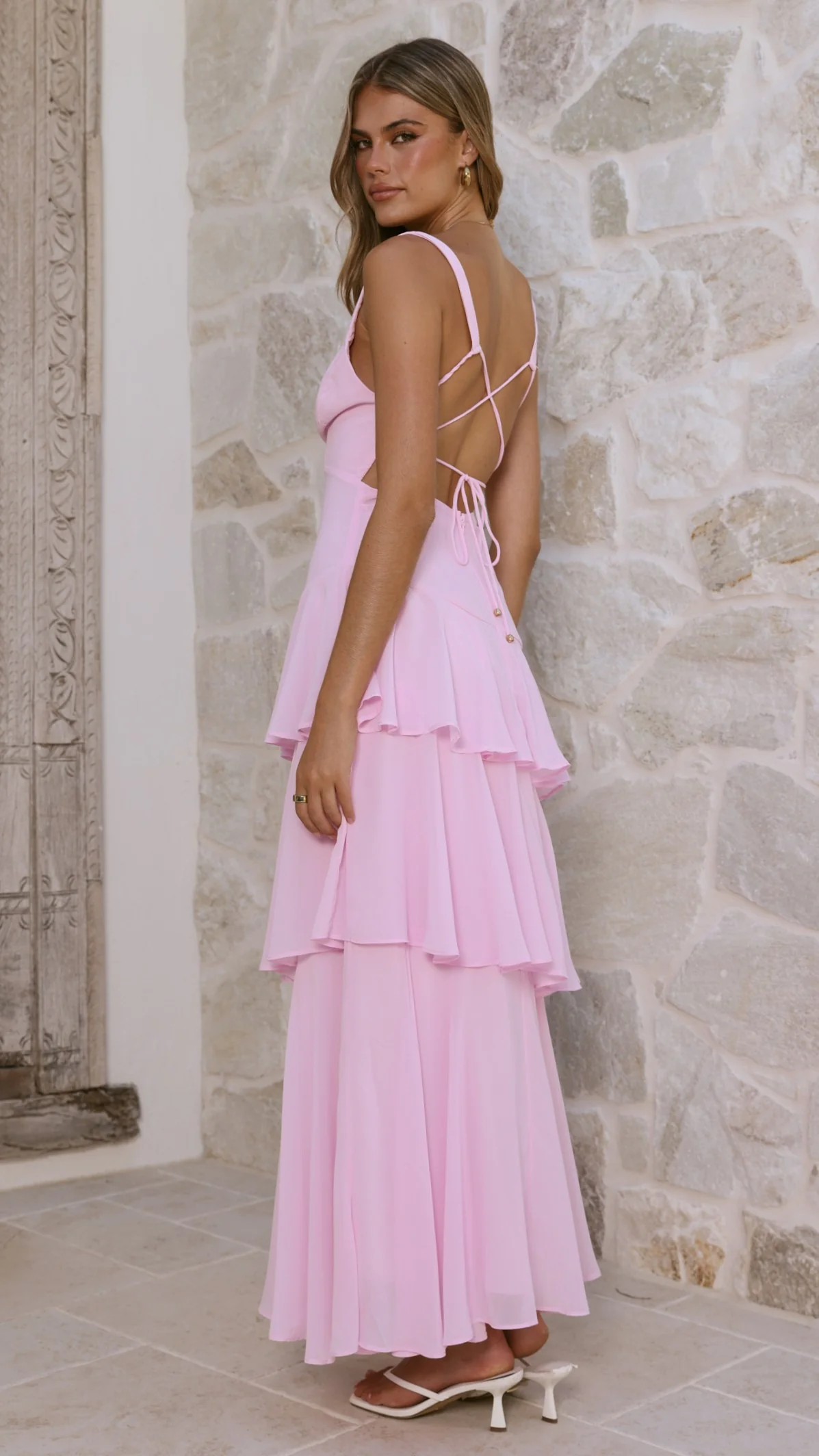 Stasie Maxi Dress - Pink - luluinthesky