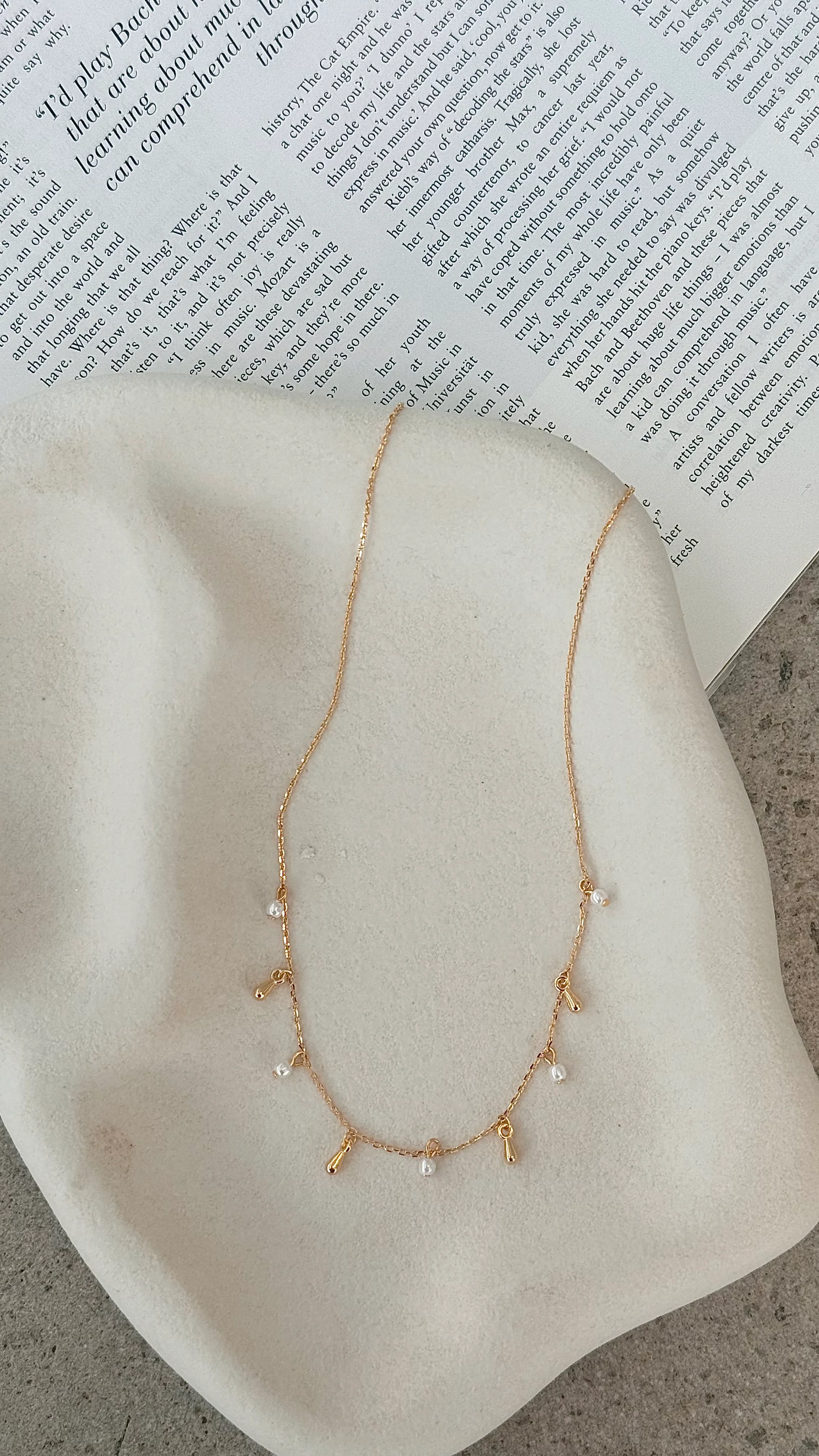 Cassandra Necklace - Gold - luluinthesky