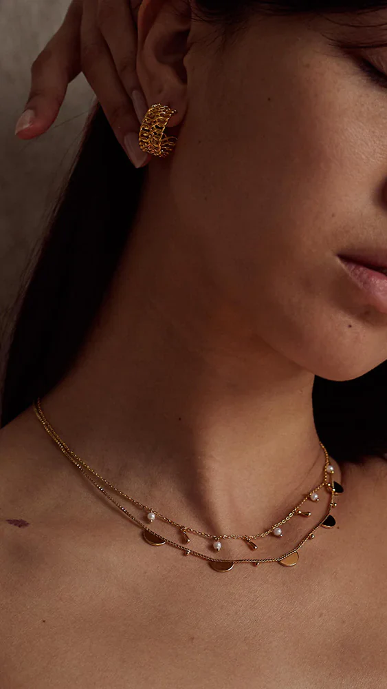 Cassandra Necklace - Gold - luluinthesky