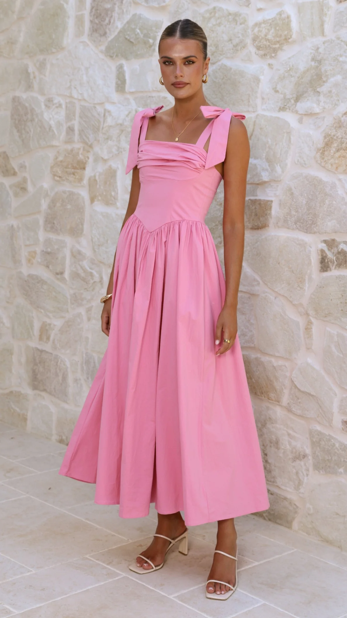 Haisley Maxi Dress - Pink - luluinthesky