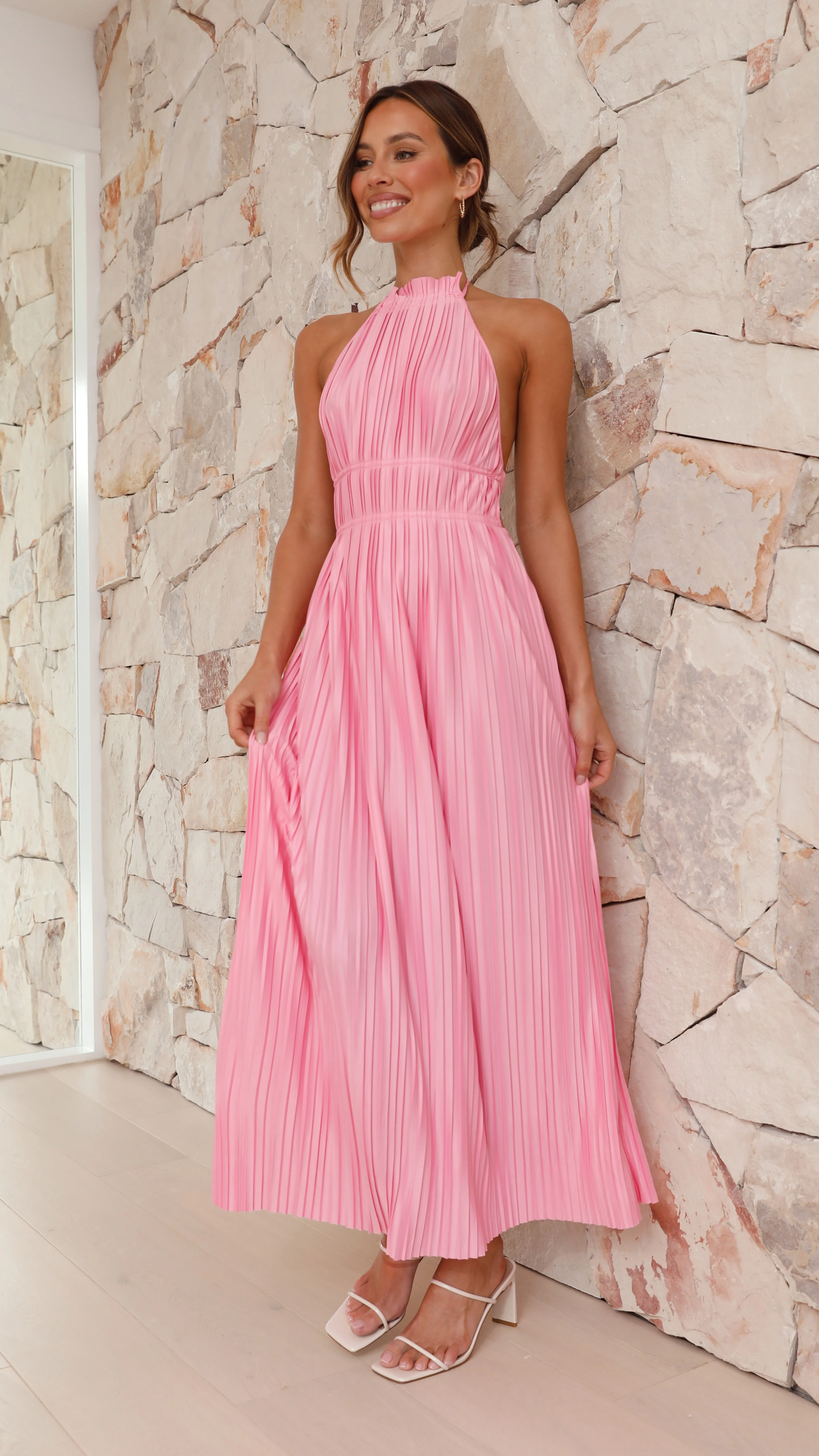 Frances Maxi Dress - Pink - luluinthesky