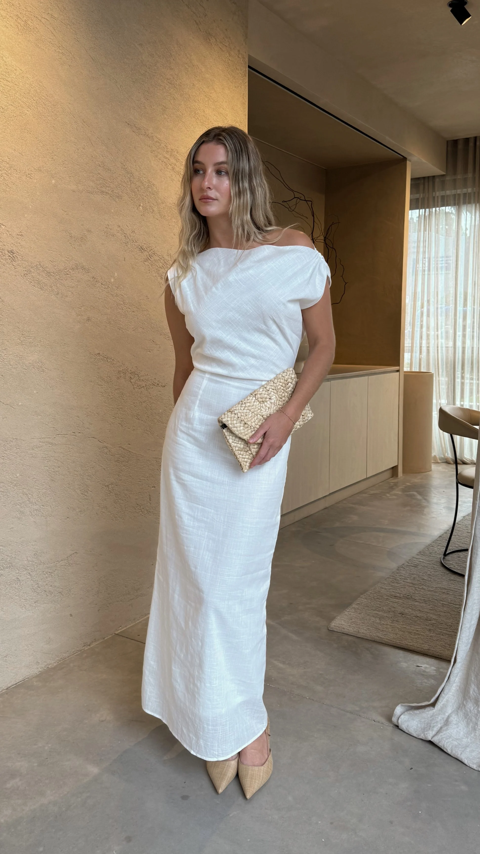 Luci Maxi Dress - White - luluinthesky