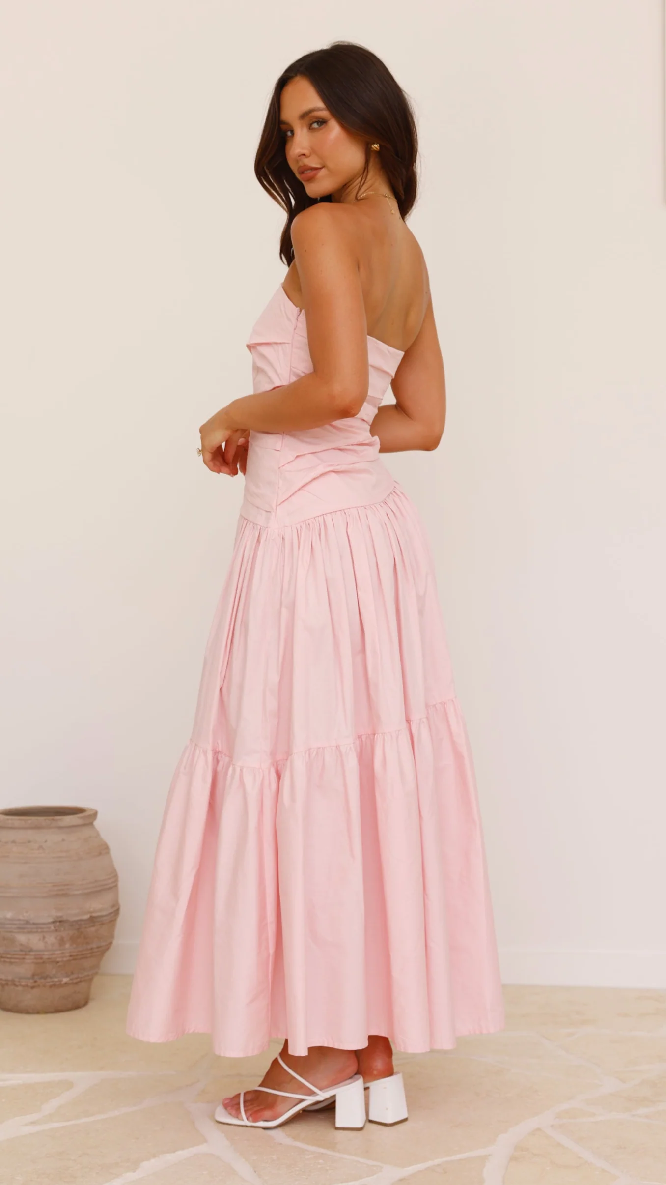 Lola Maxi Dress - Pink - luluinthesky