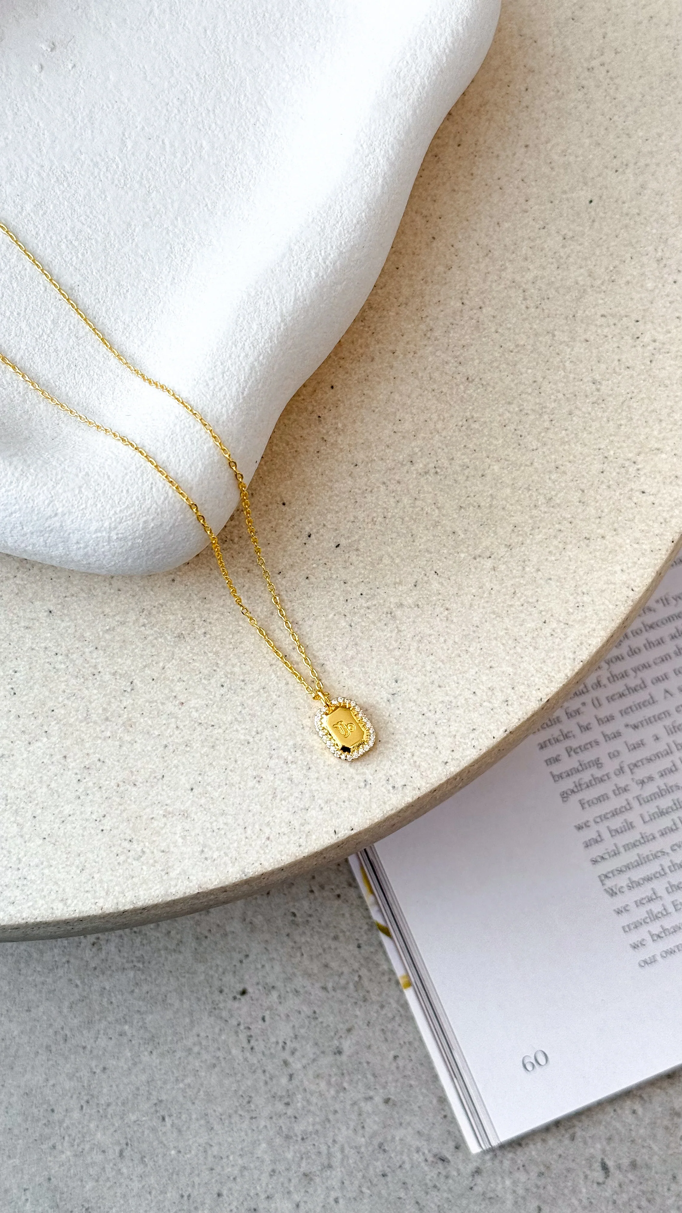 Zodiac Necklace - Capricorn - luluinthesky