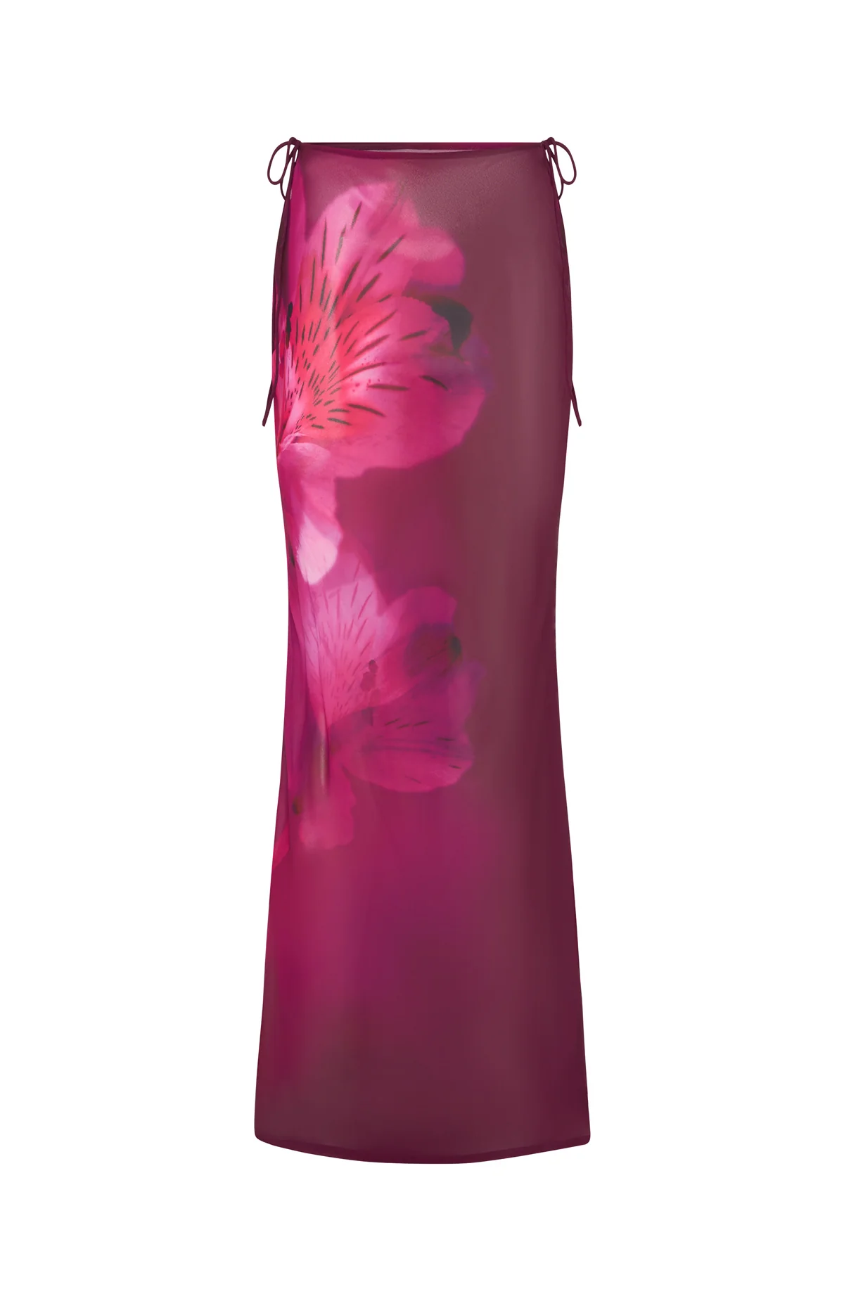 Luminous Maxi Skirt Berry Lush - luluinthesky