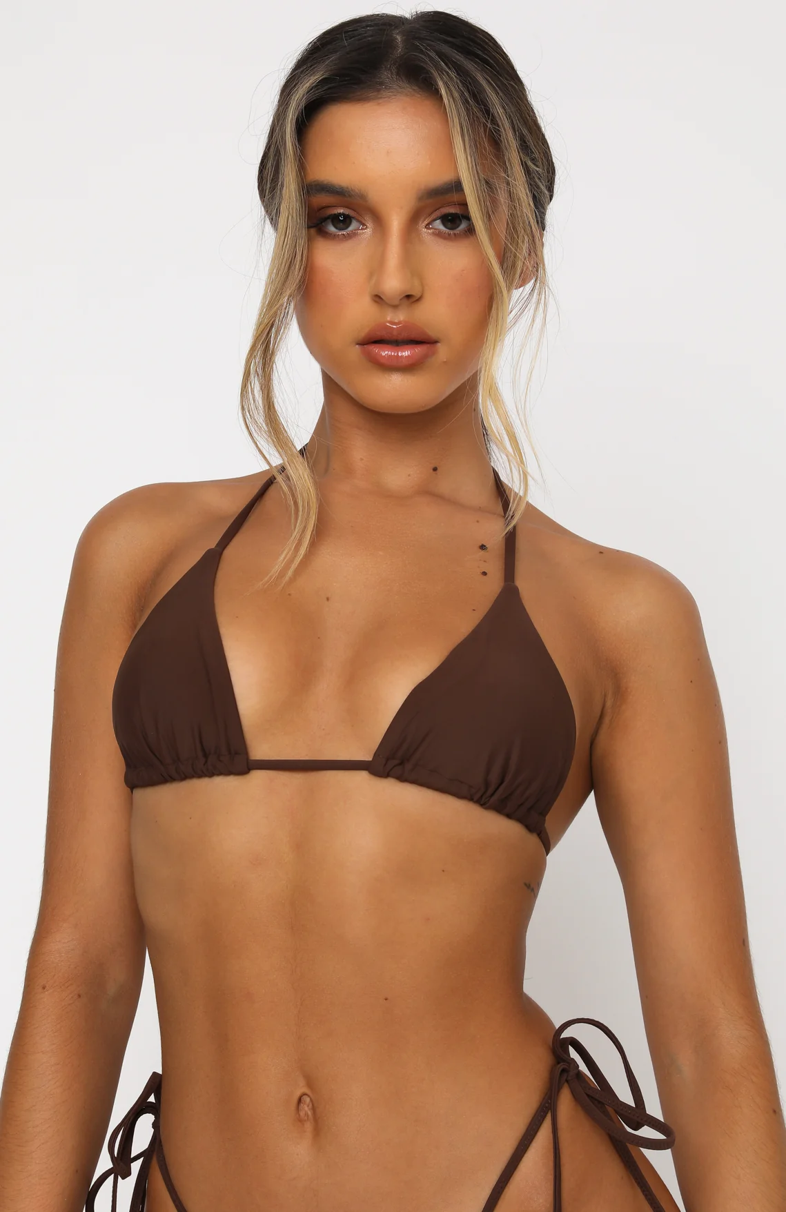 Golden Hour Bikini Top Chocolate - luluinthesky