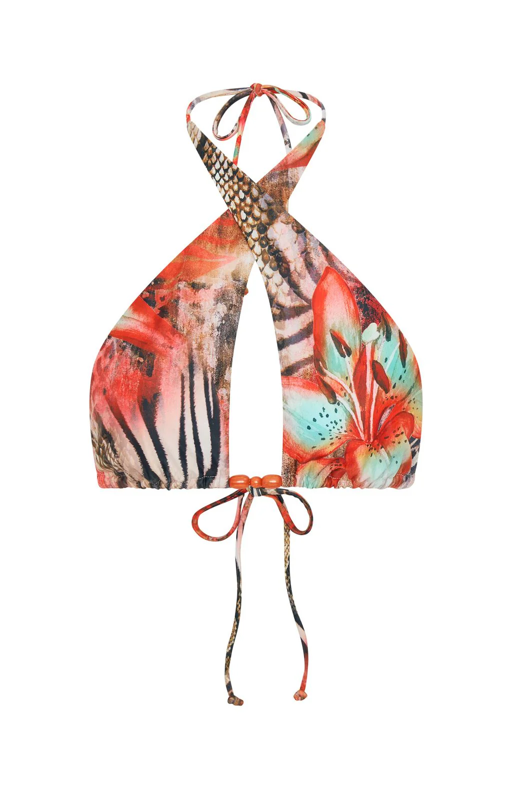 Kerri Bikini Top Savage Bloom - luluinthesky