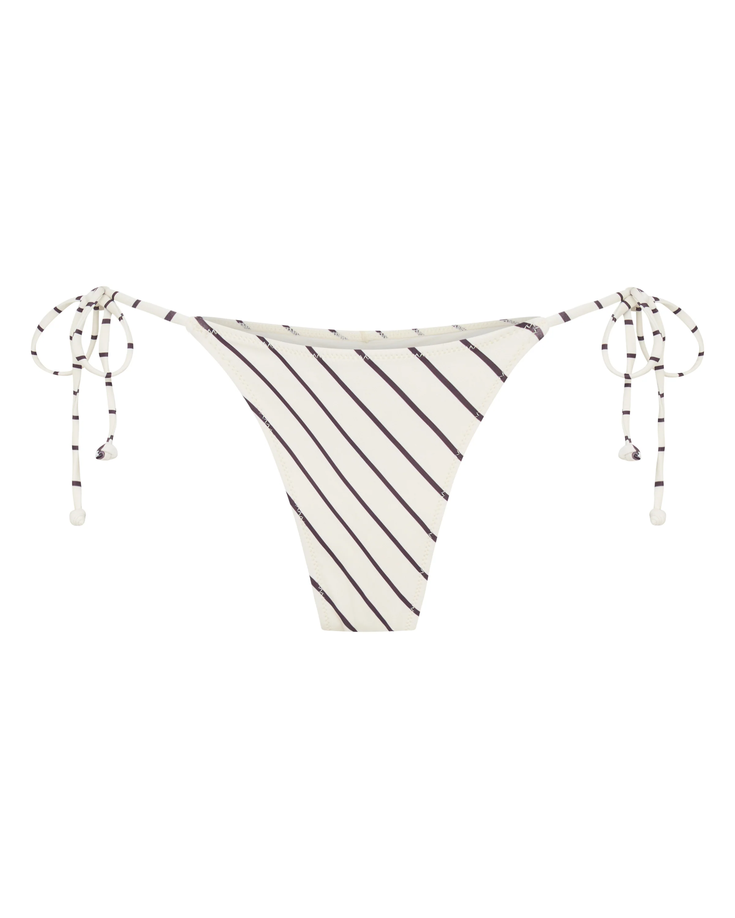 Cabo Bottoms Cream/Choc Stripe - luluinthesky