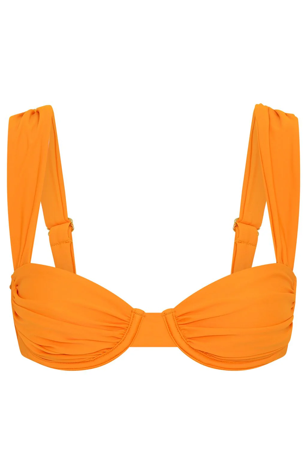 Elouera Bikini Top Tangerine - luluinthesky