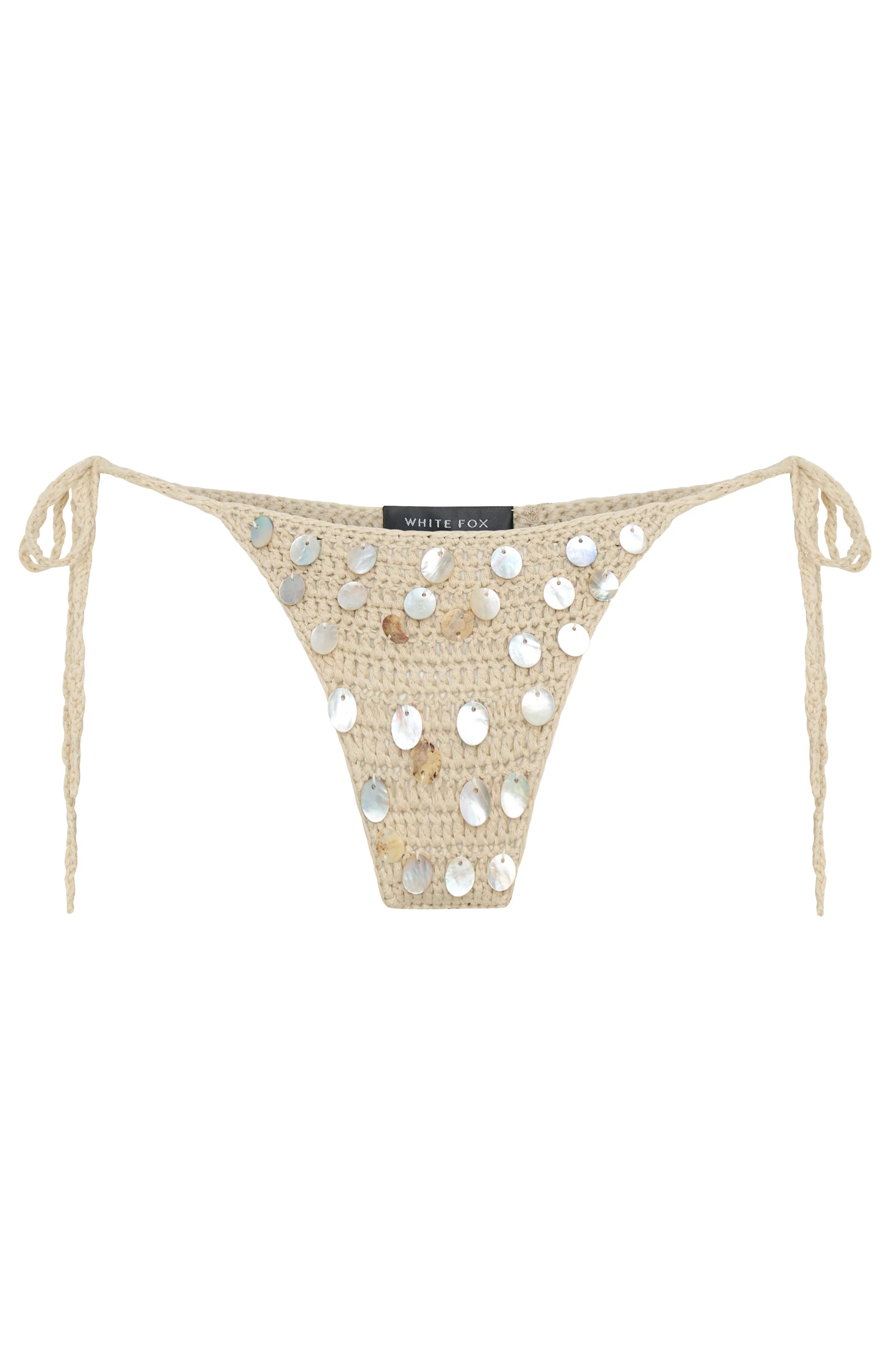 Need A Holiday Crochet Bikini Bottoms Shell - luluinthesky